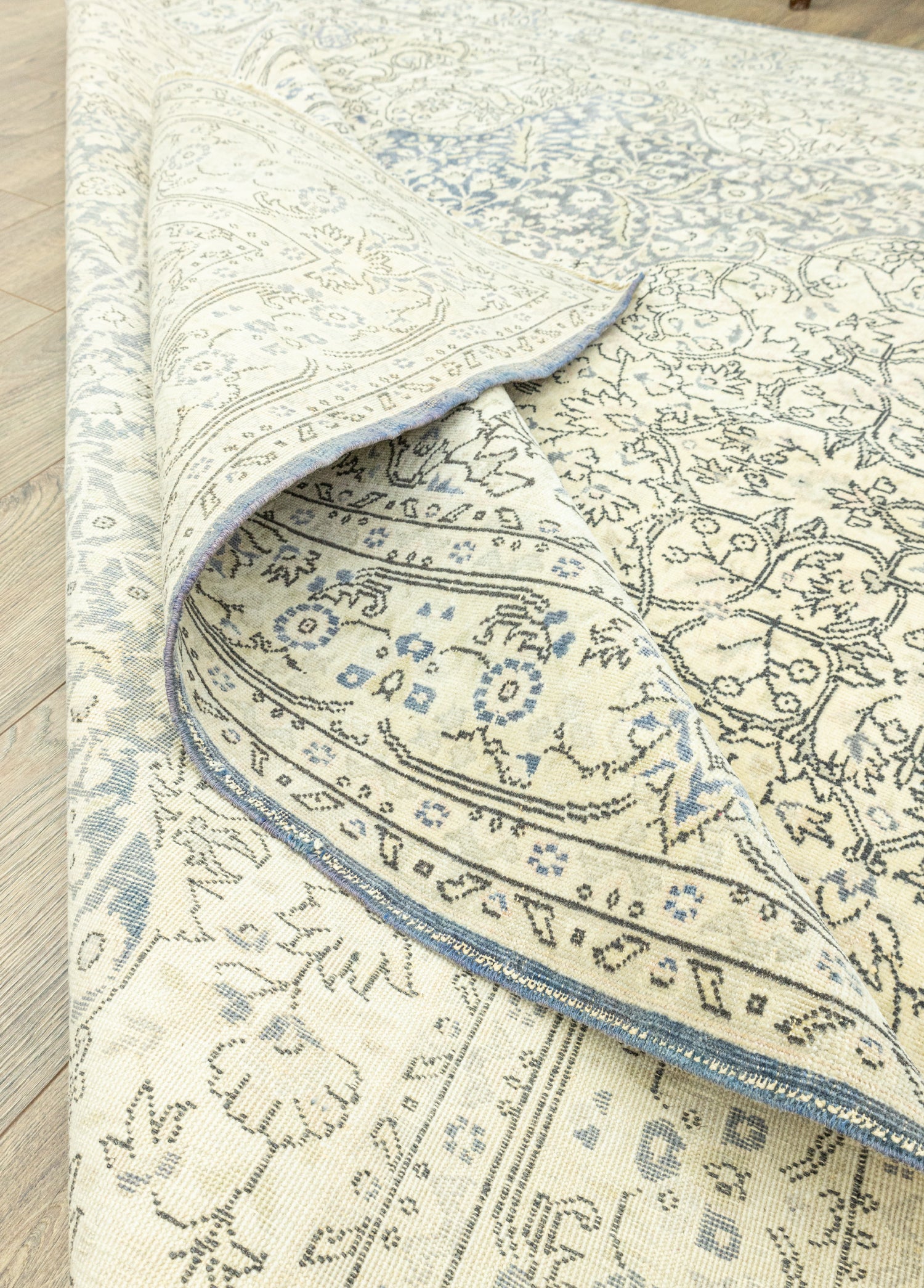 Boris Vintage Wool Ladik Carpet 204x302 cm