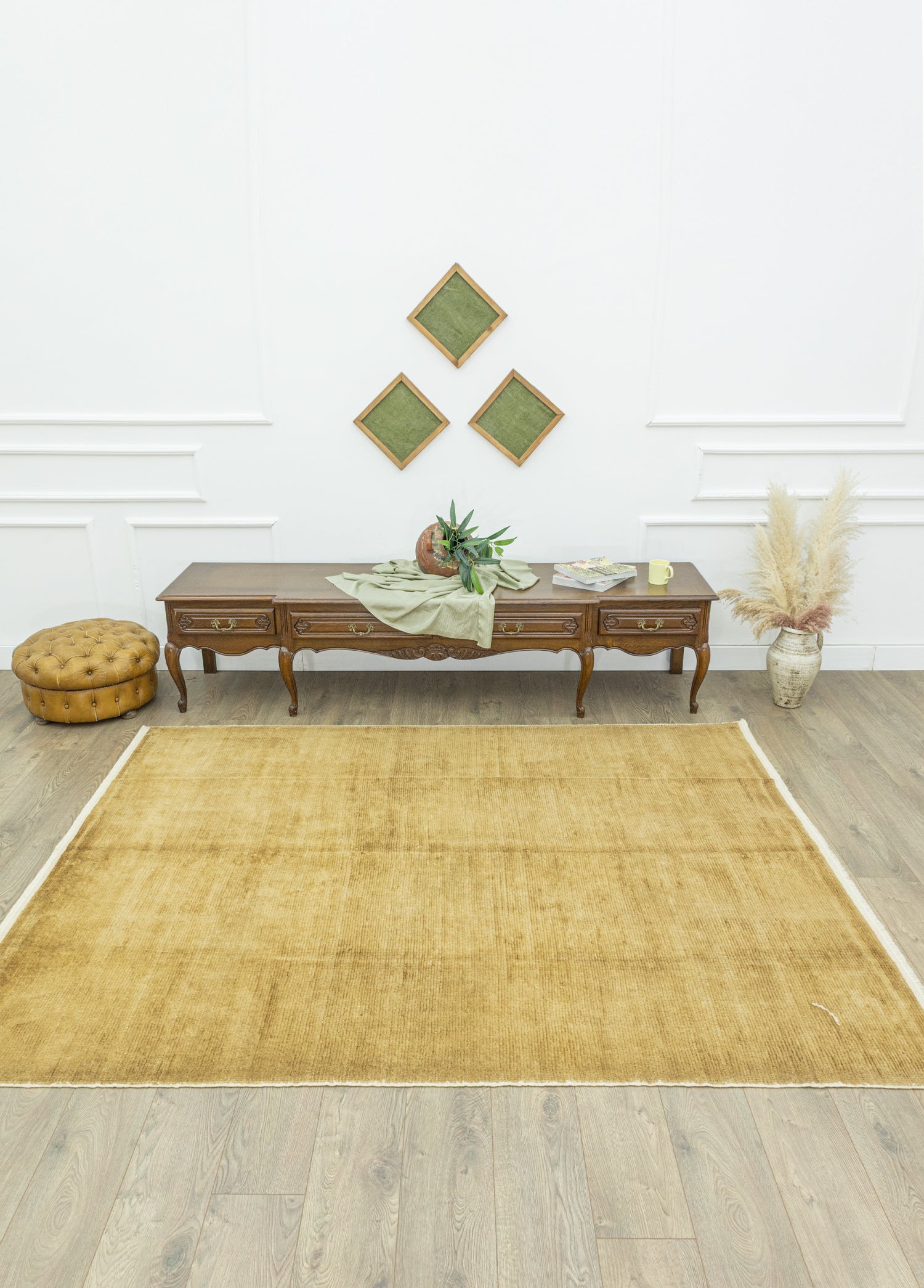 Yasun El Dokuma Kahverengi Uşak Halı 195x245 cm