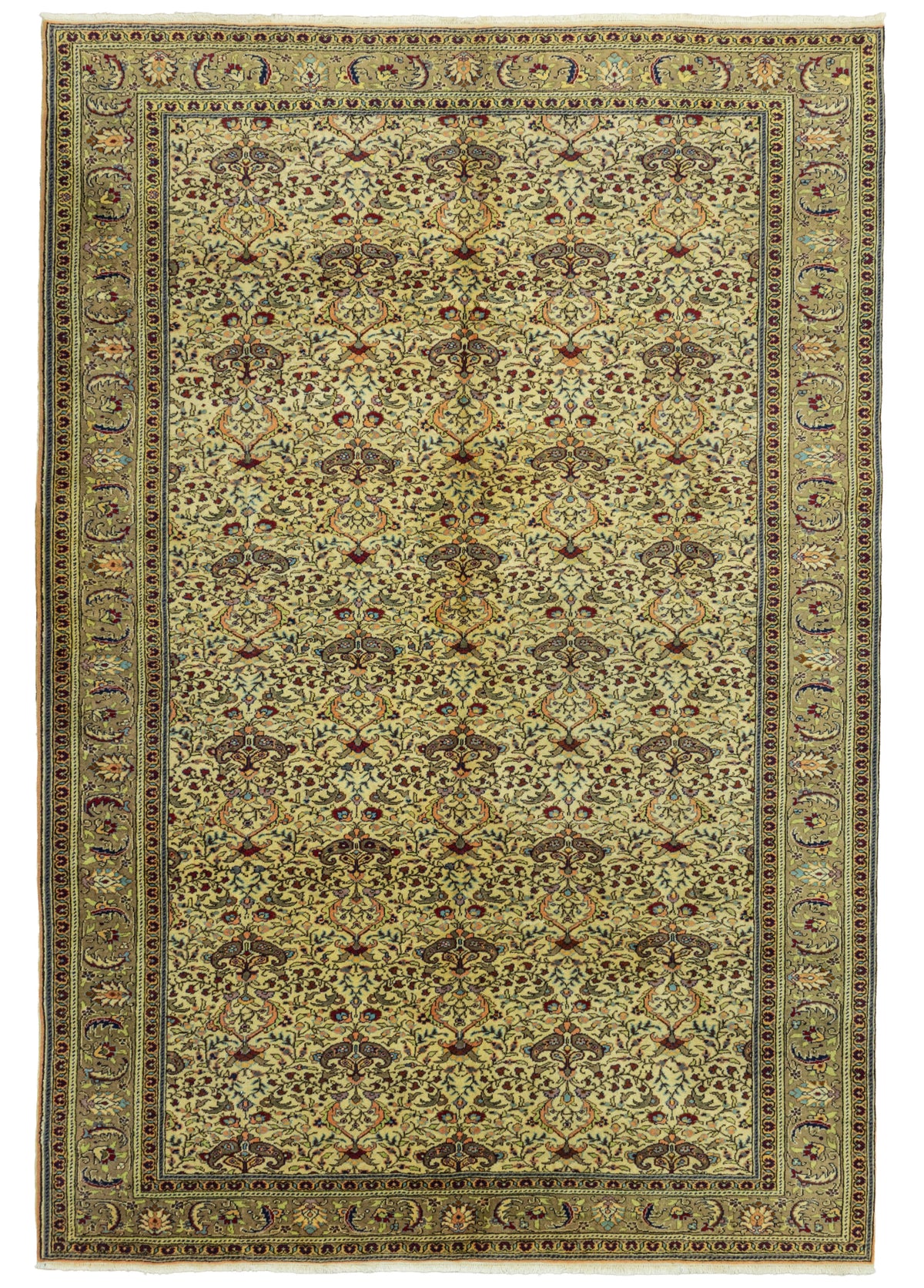 Nev El Dokuma Vintage Kayseri Halısı 200x293 cm