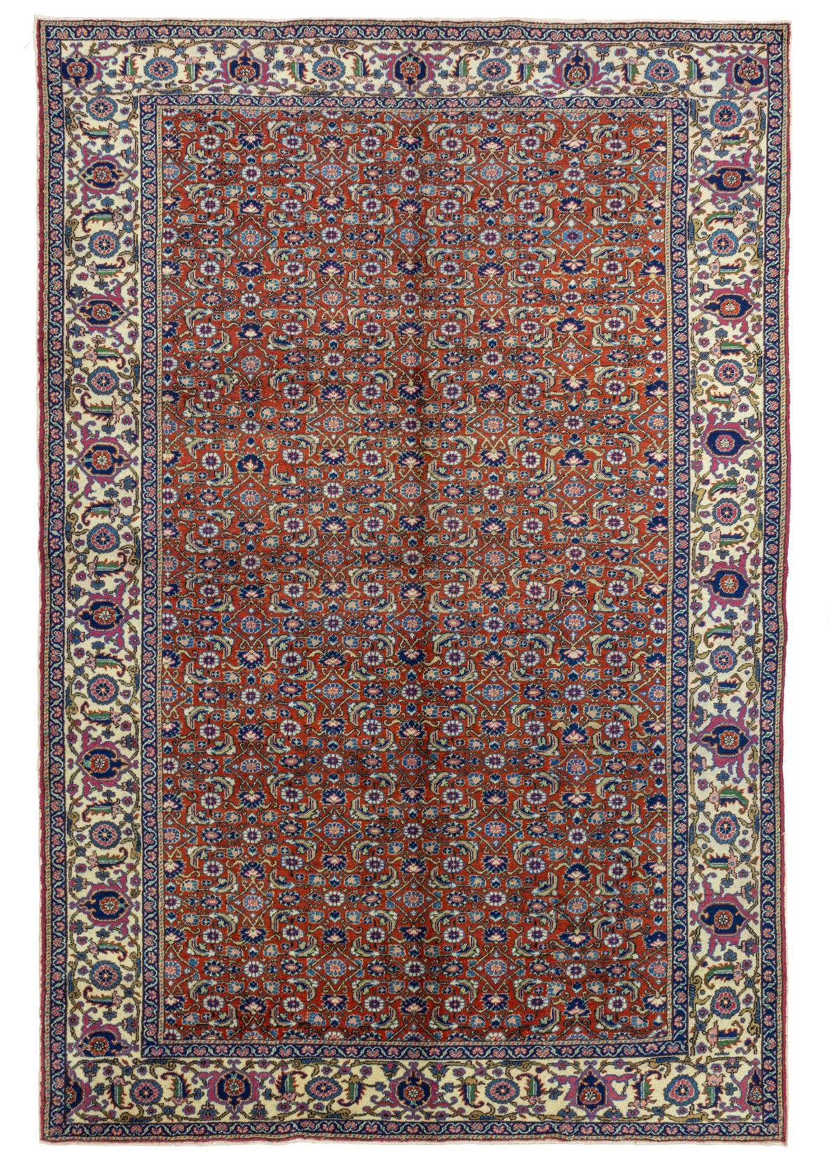 Mihra Dekoratif Kırmızı Kayseri Halısı 200x296