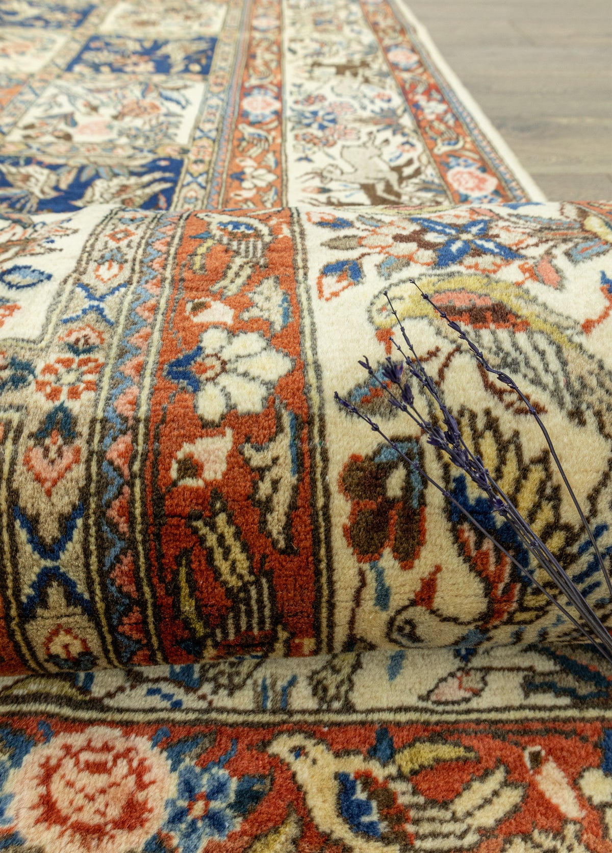 Bertil Vintage El Dokuma İran Halısı 200x319 cm