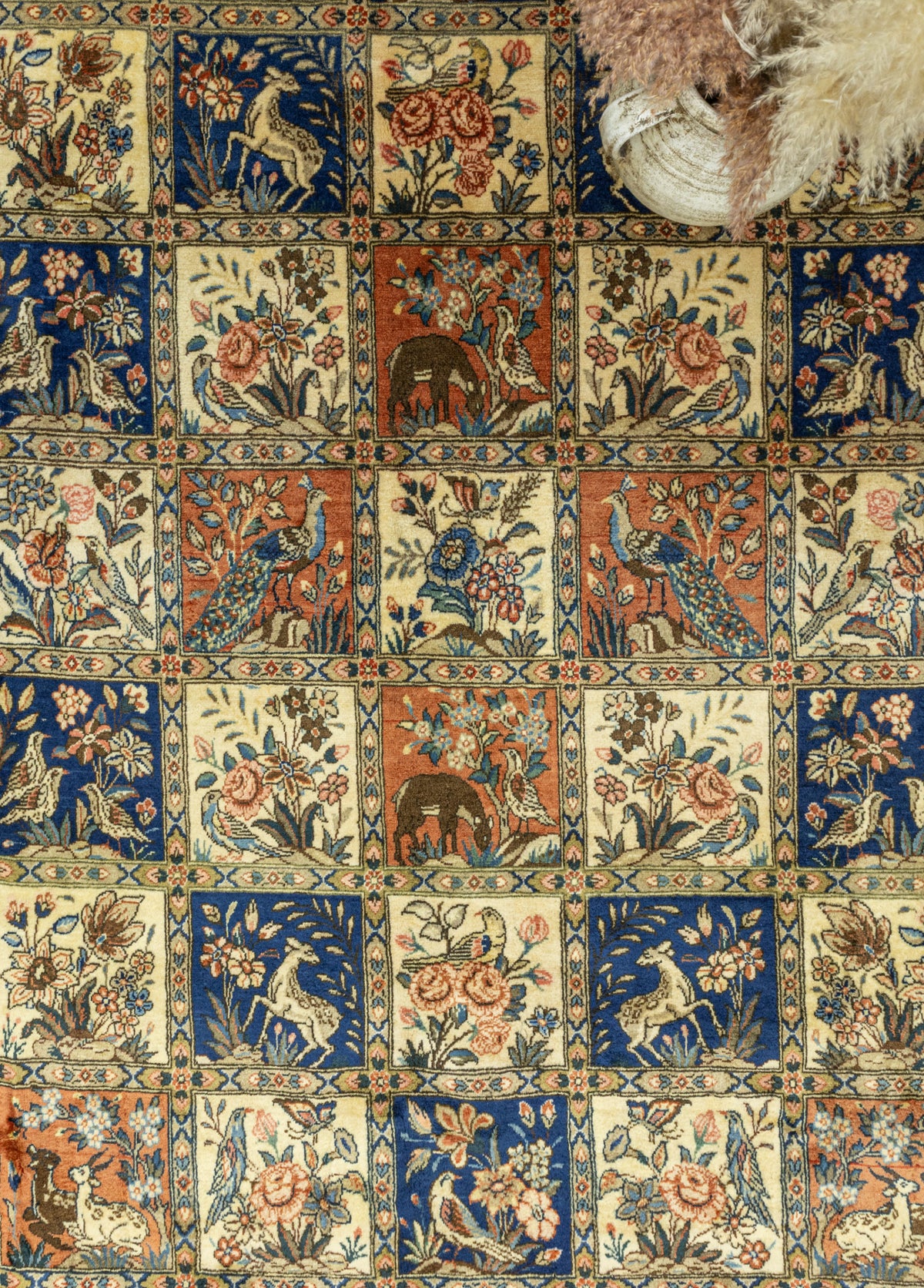 Bertil Vintage El Dokuma İran Halısı 200x319 cm