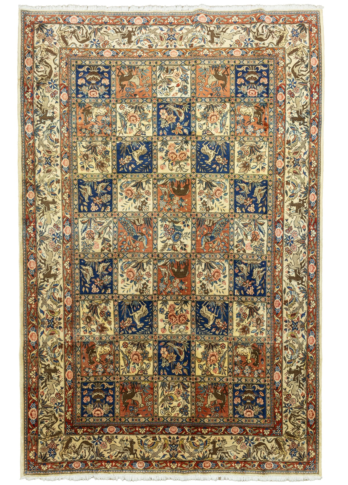 Bertil Vintage El Dokuma İran Halısı 200x319 cm