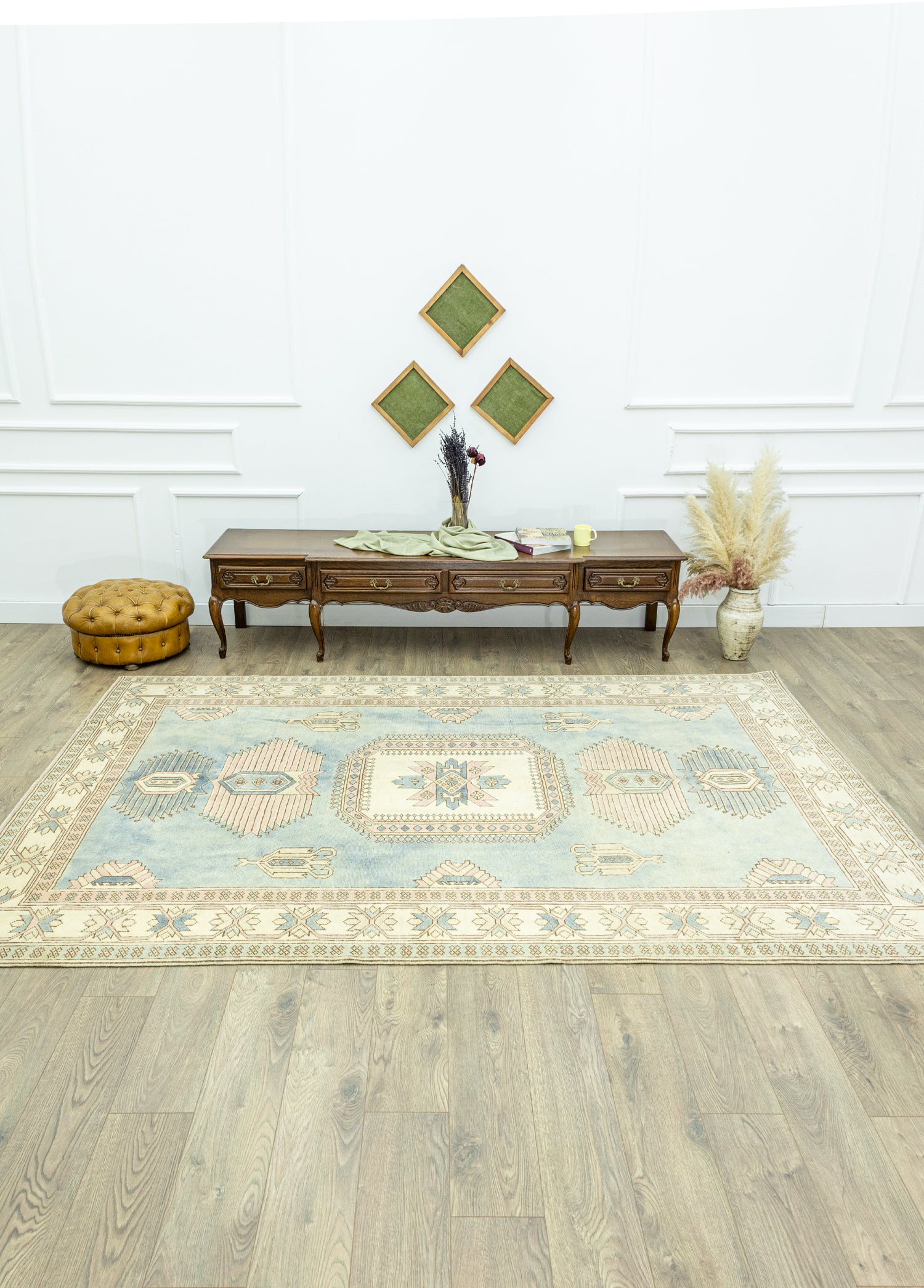 Barlas Pastel Renkli El Dokuma Halı 213x310 cm