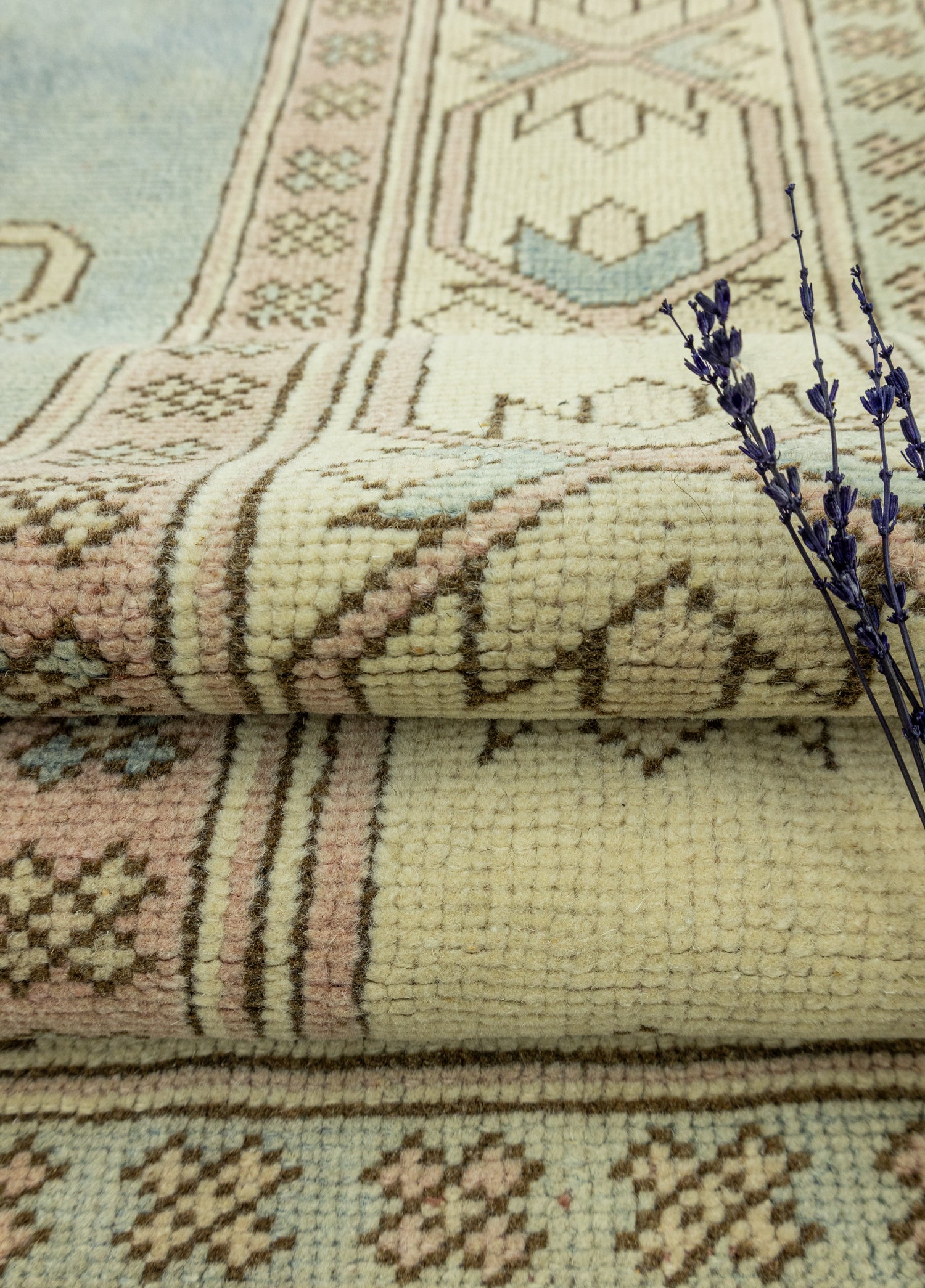 Barlas Pastel Renkli El Dokuma Halı 213x310 cm