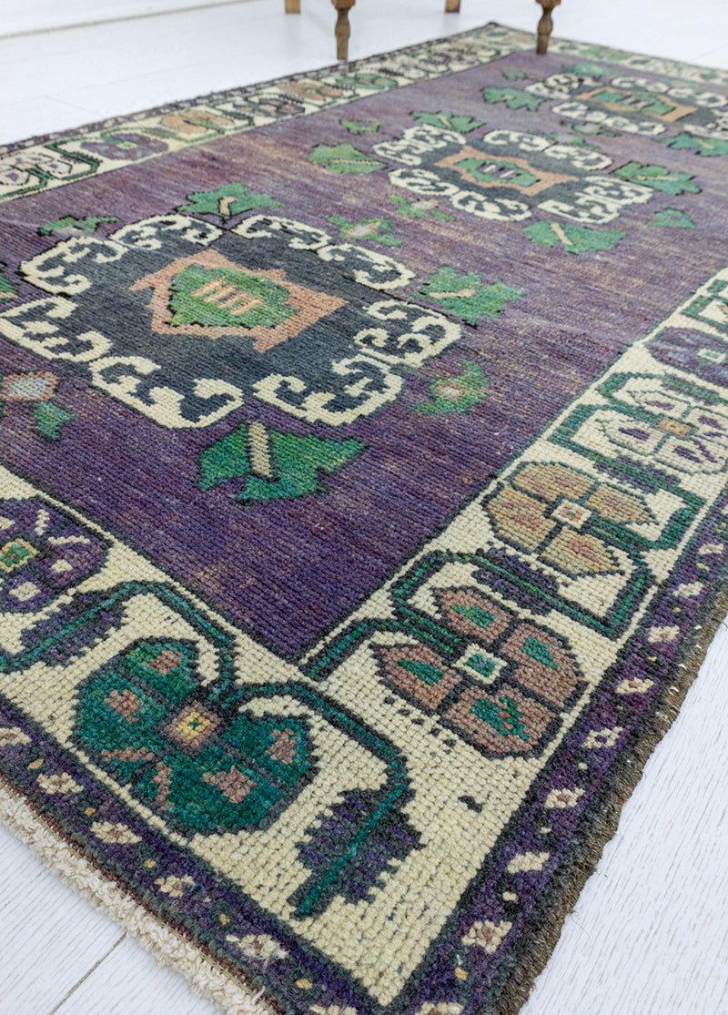 Tilun Vintage Rustic Patterned Carpet 94x162 cm