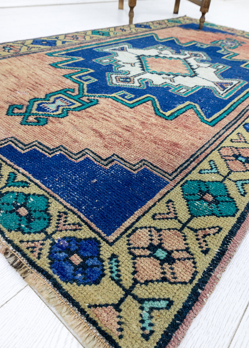 Akay Vintage Ethnic Patterned Carpet 92x158 cm
