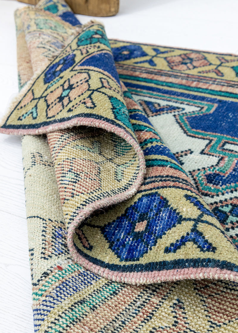 Akay Vintage Ethnic Patterned Carpet 92x158 cm