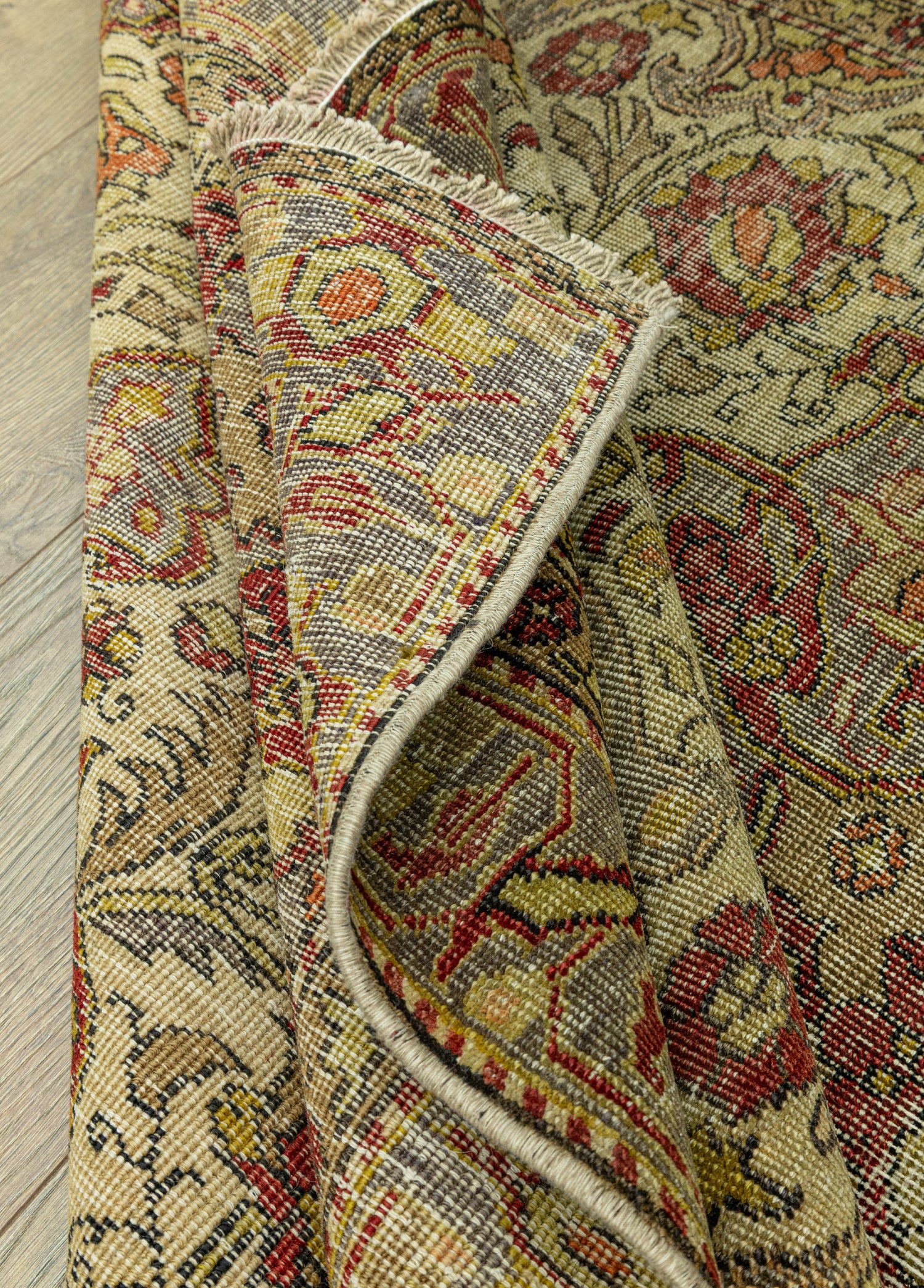 Zerivan Çiçek Tasarımlı Vintage Halı 130x220 cm
