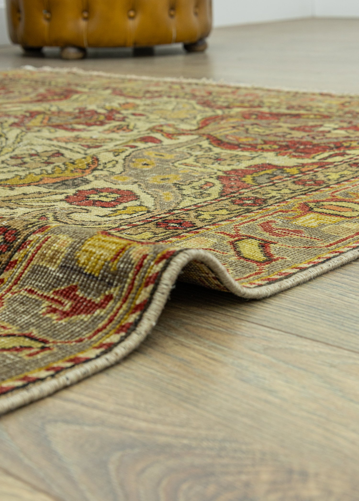 Zerivan Çiçek Tasarımlı Vintage Halı 130x220 cm