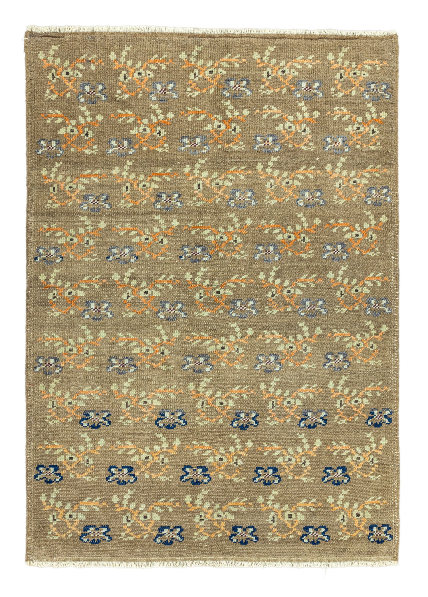 Adal Çiçekli El Dokuma Halı 97x138 cm