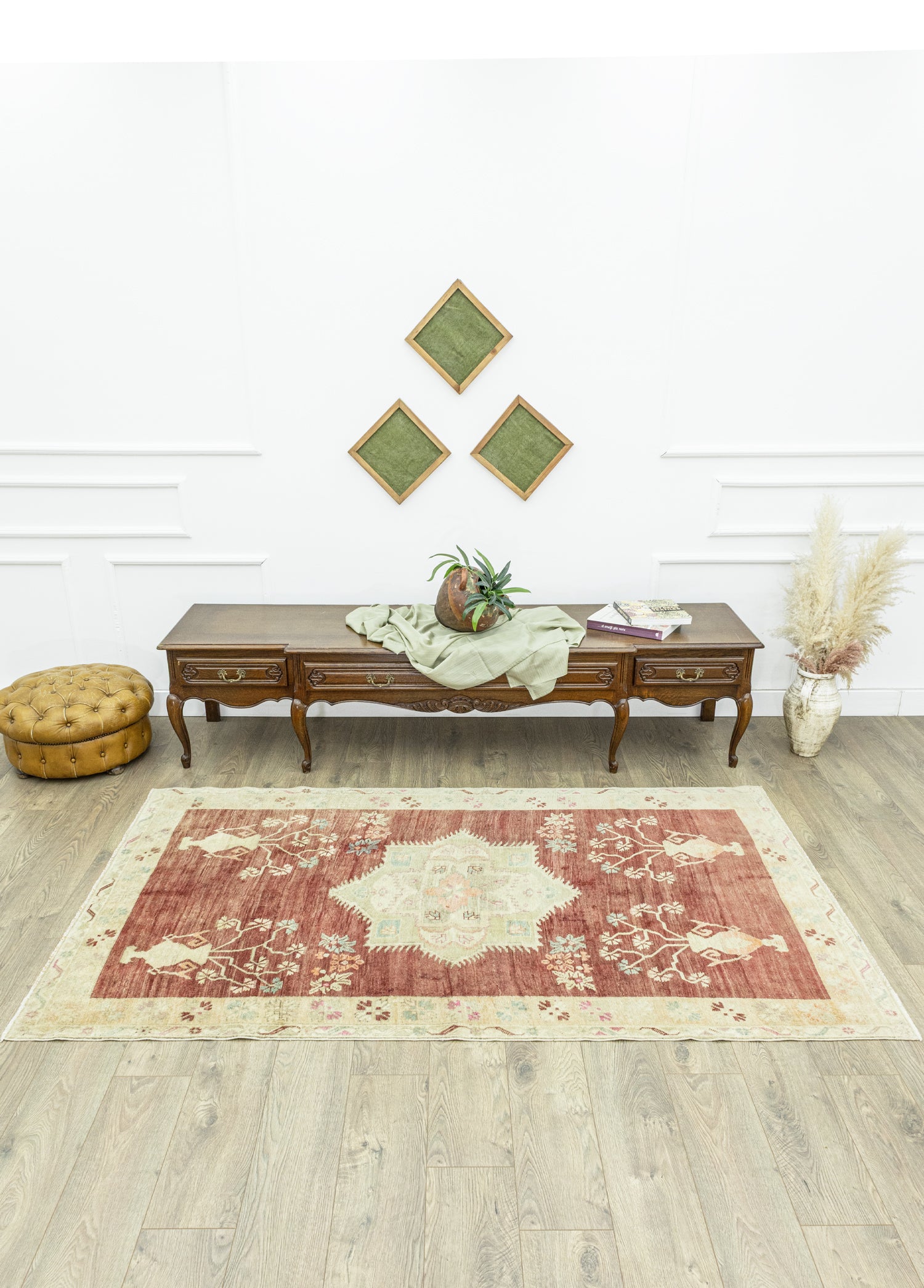 Zafir Vintage El Dokuma Halı 134x233 cm