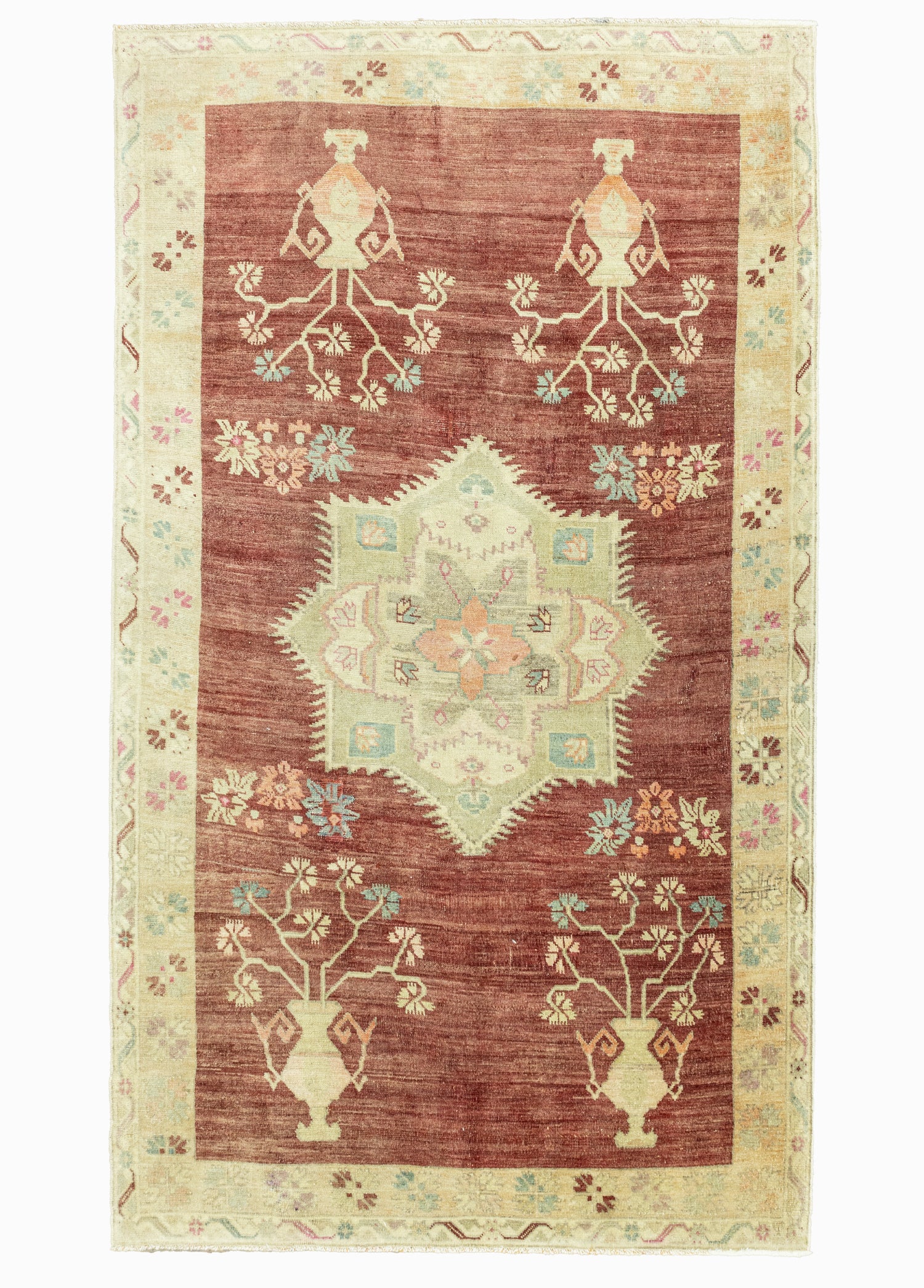 Zafir Vintage El Dokuma Halı 134x233 cm