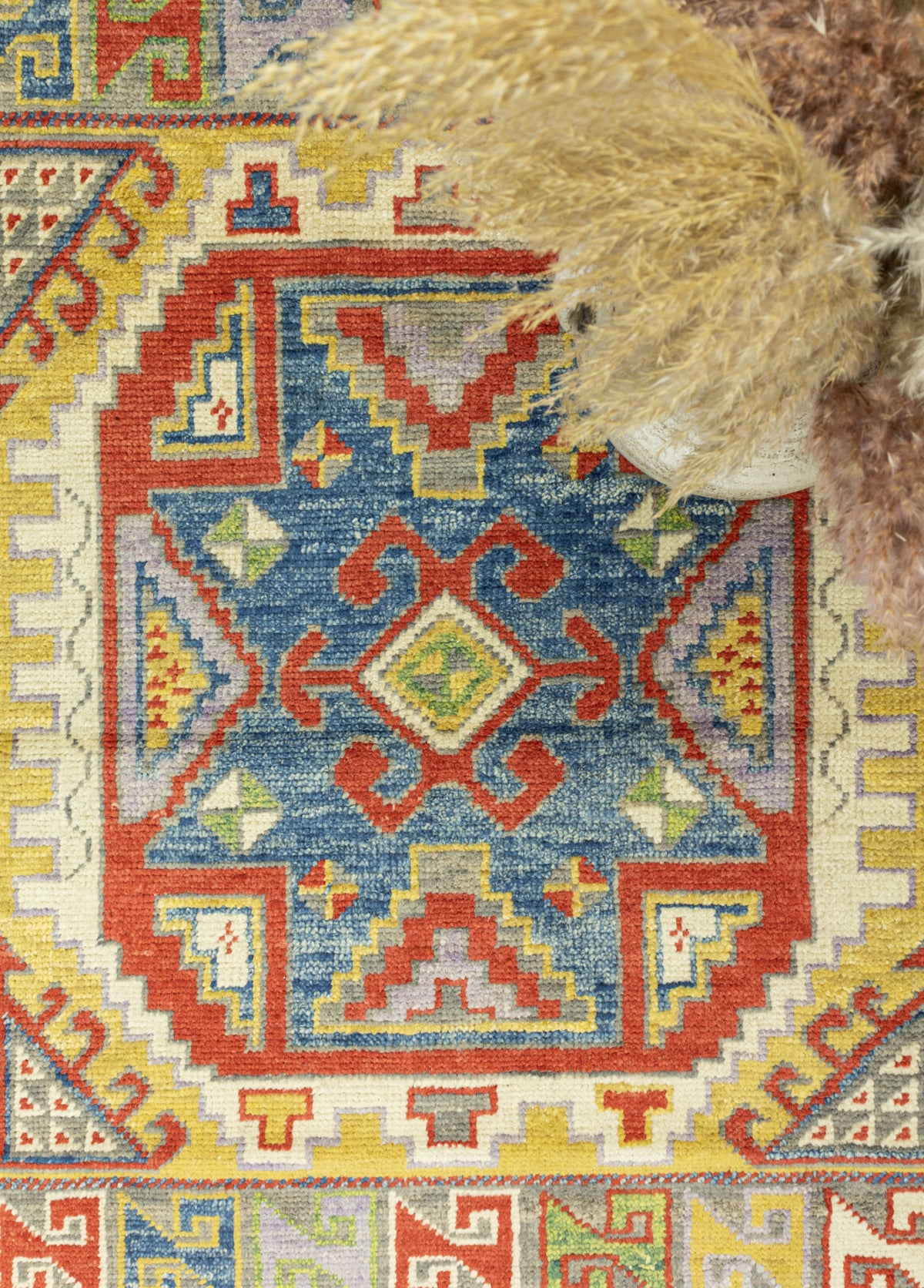 Virel Geometrik Tasarımlı Yün Halı 122x174 cm