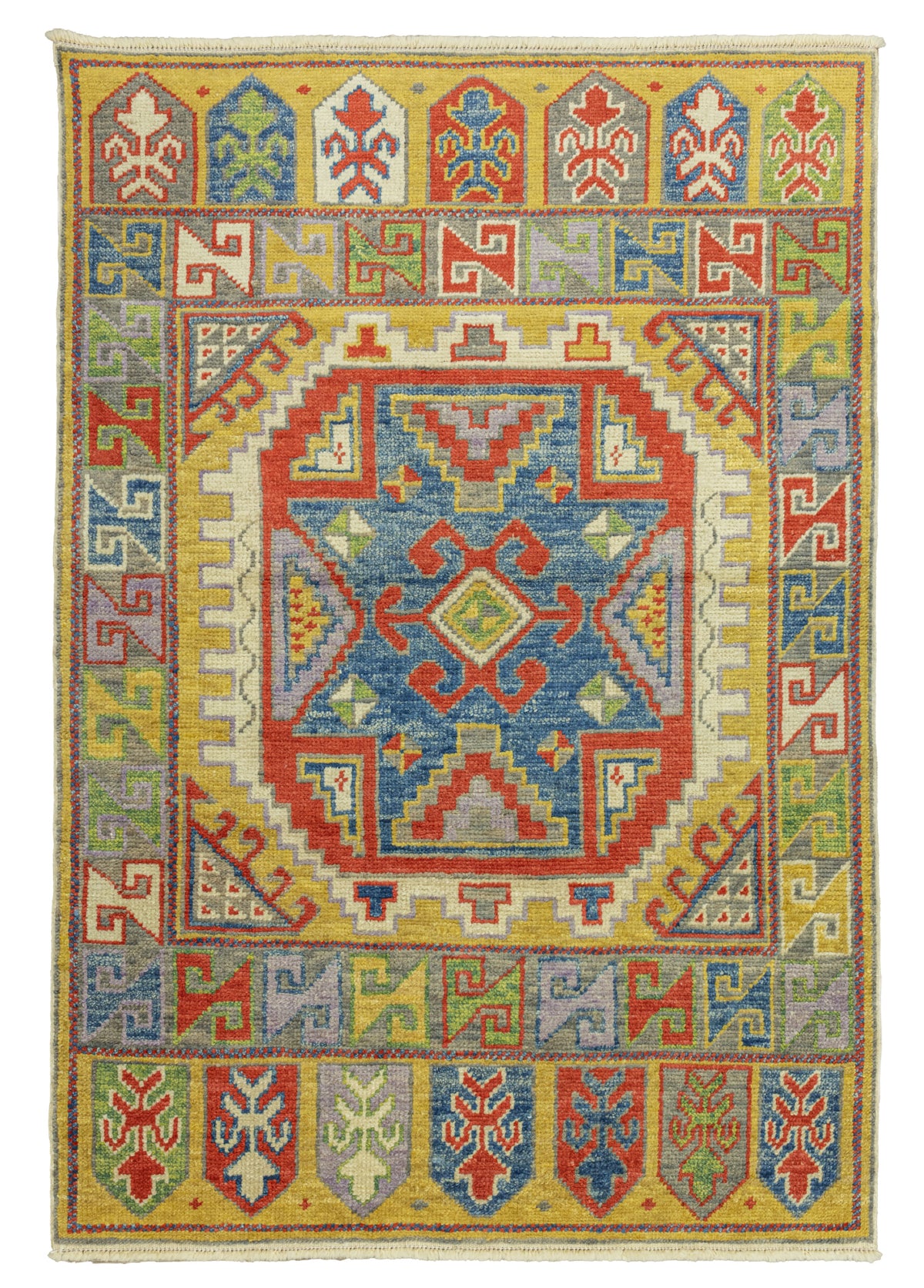 Virel Geometrik Tasarımlı Yün Halı 122x174 cm