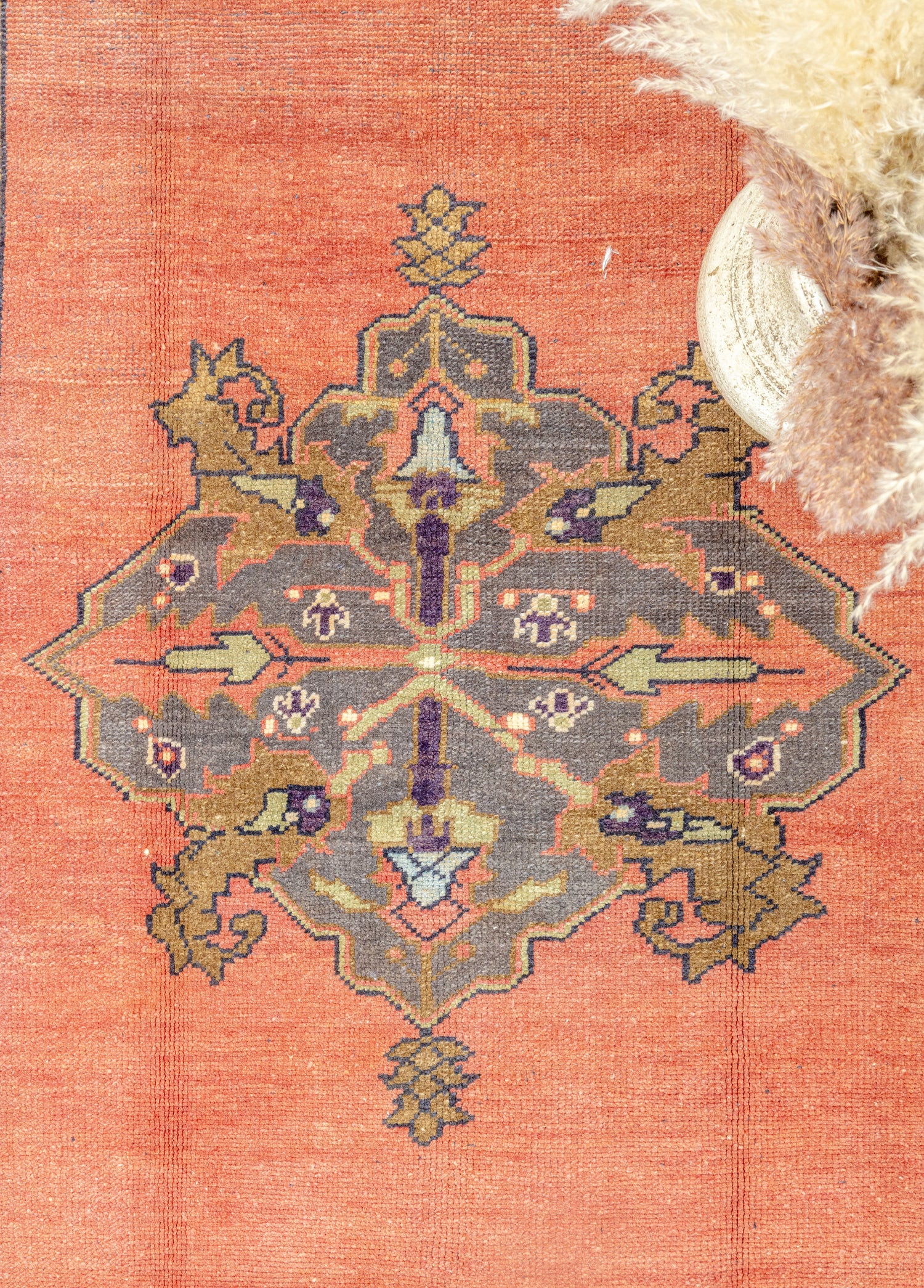 Kasni Geleneksel El Dokuma Yün Halı 143x258 cm