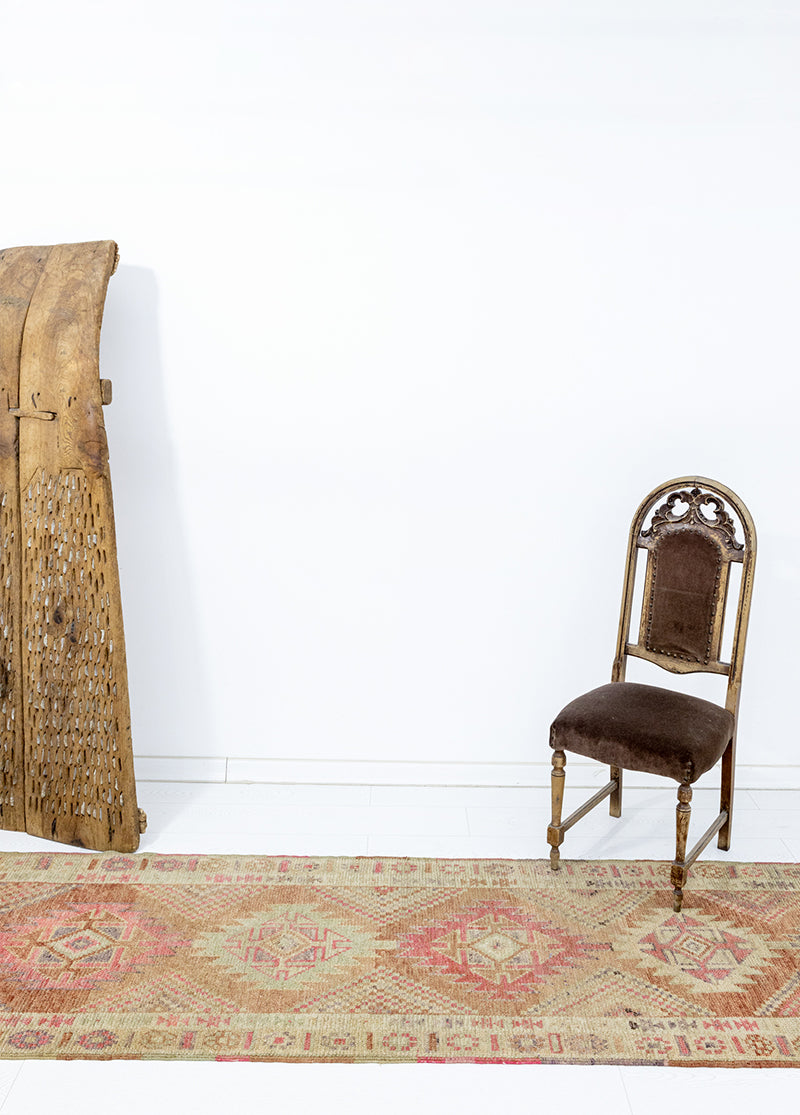 Aynkebir Etnik Bordürlü El Dokuma Yolluk 86x406 cm