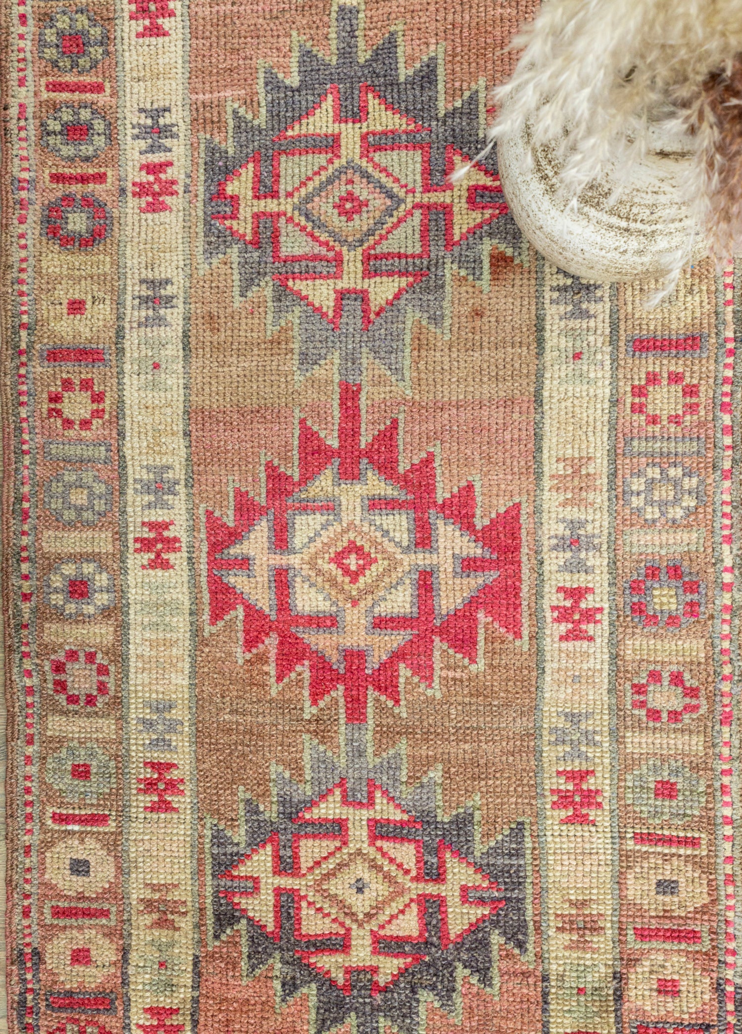 Sbaste Etnik Desenli El Dokuma Herki Yolluk 87x382 cm