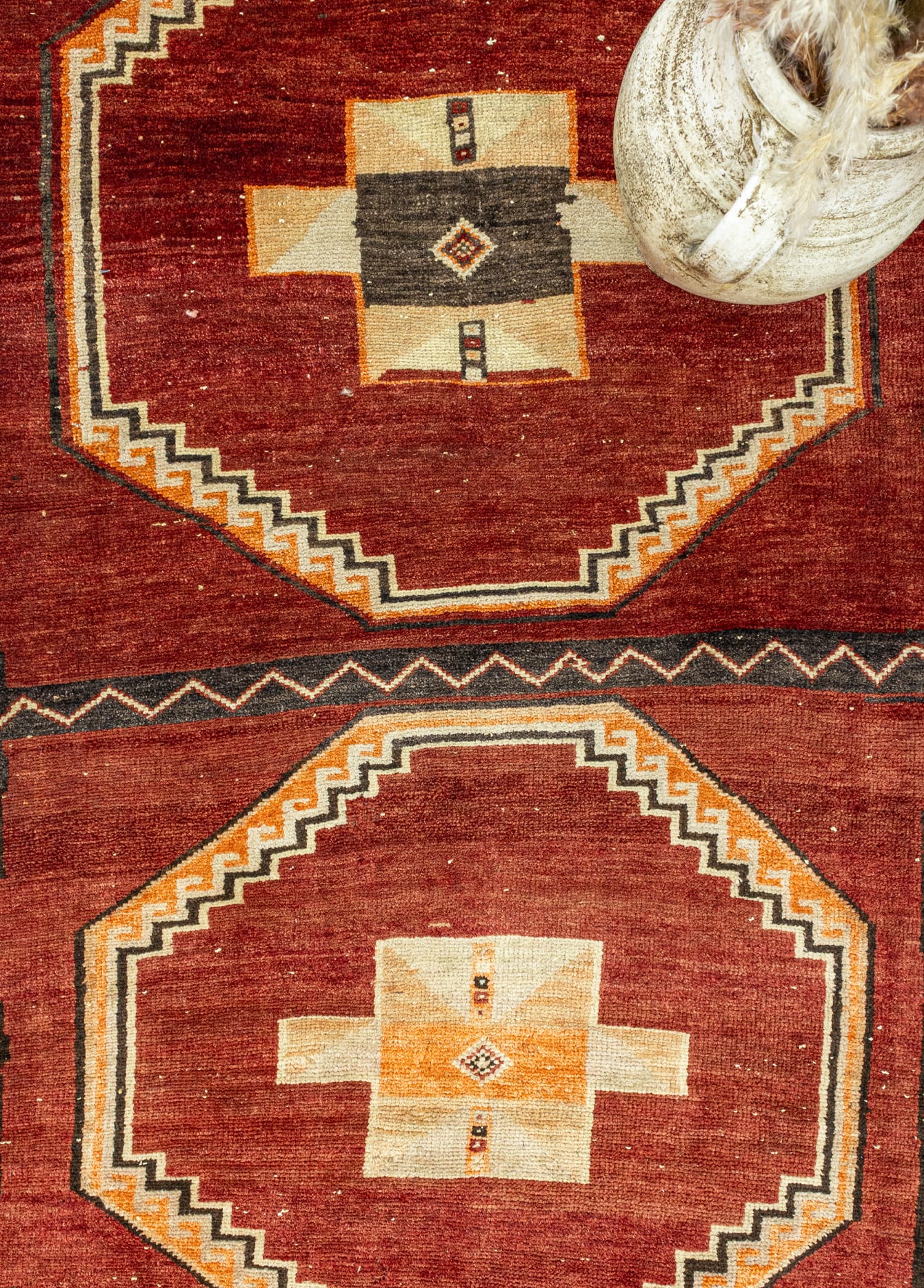 Airat El Dokuma Kırmızı Yolluk 124x372 cm