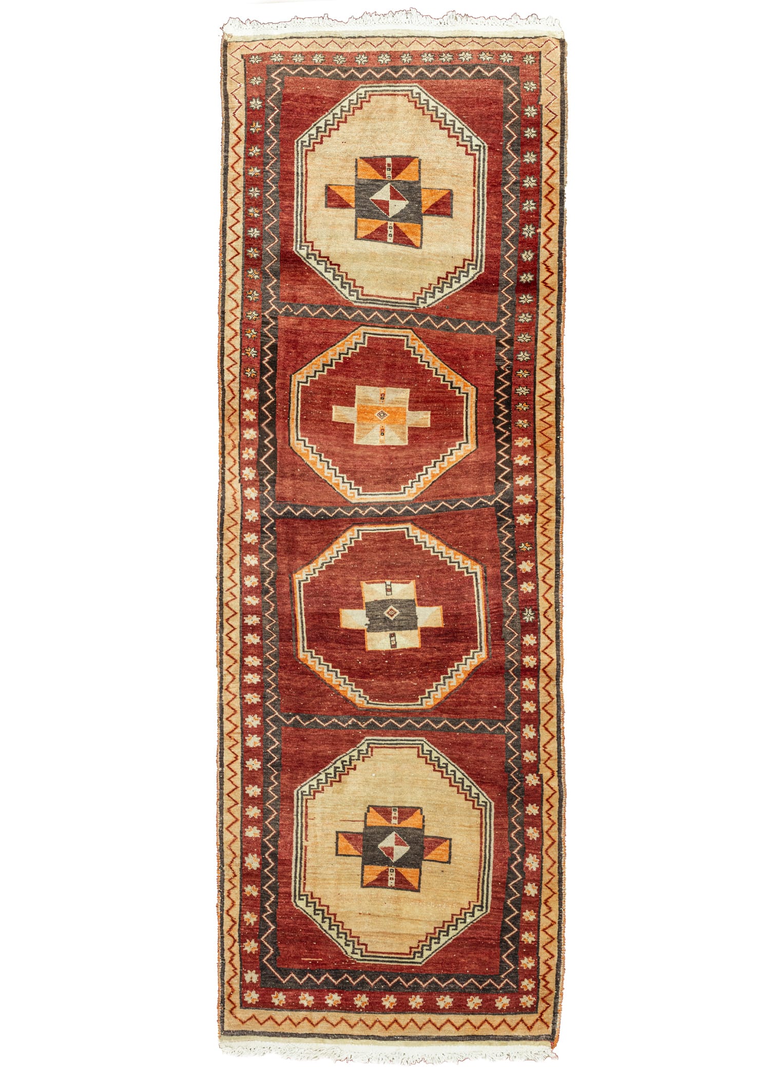 Airat El Dokuma Kırmızı Yolluk 124x372 cm