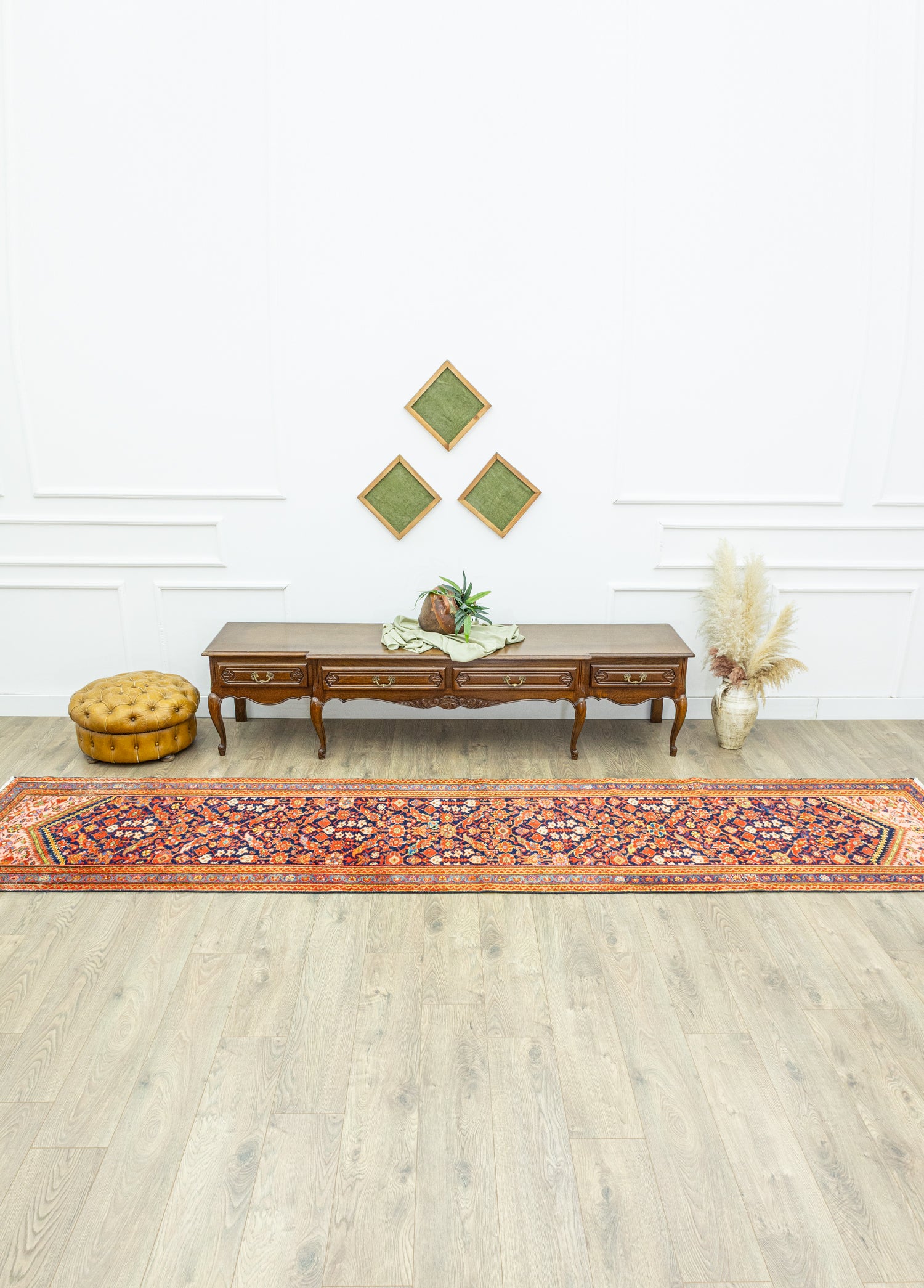Viola İran El Dokuma Kırmızı Yolluk 99x415 cm