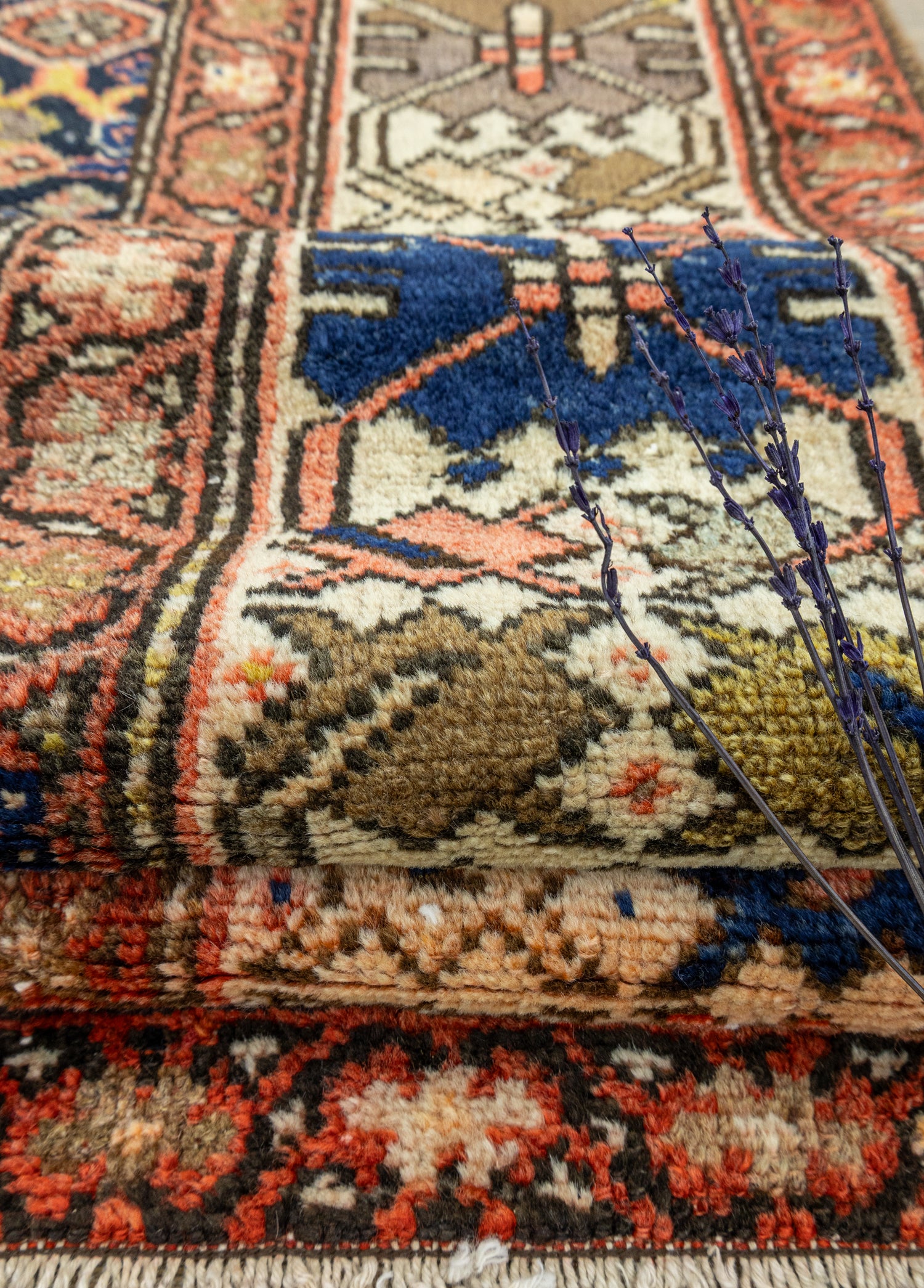 Reed İran El Dokuma Rustik Yolluk 111x410 cm