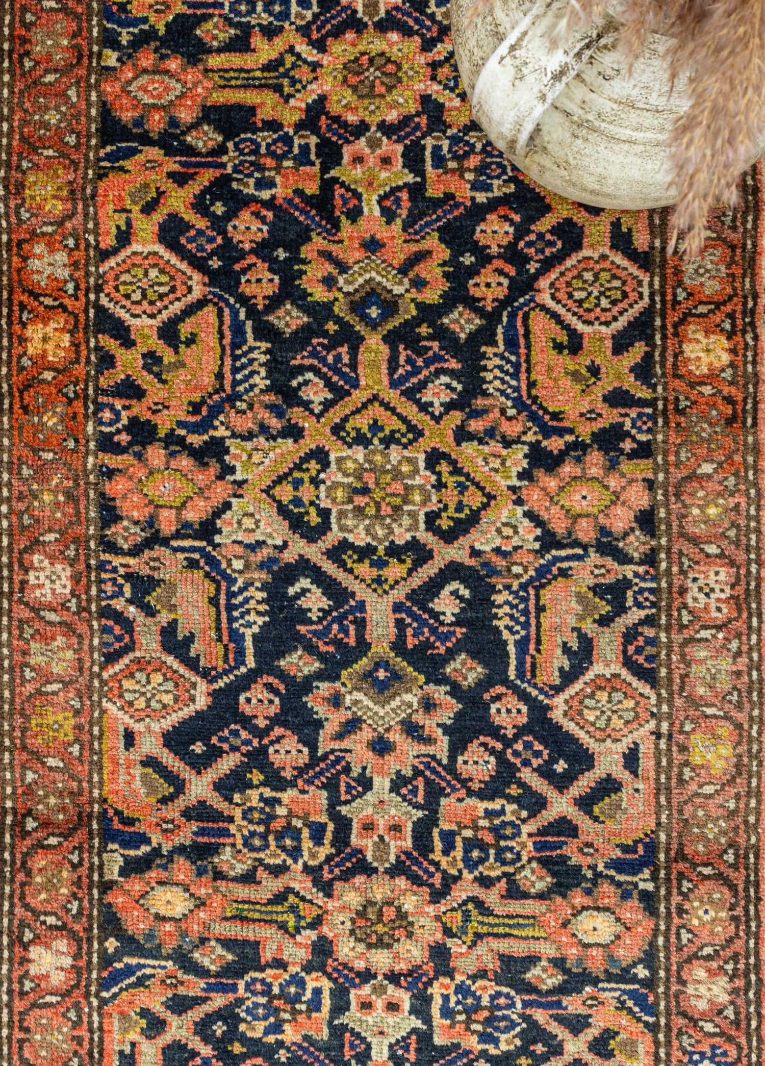 Reed İran El Dokuma Rustik Yolluk 111x410 cm