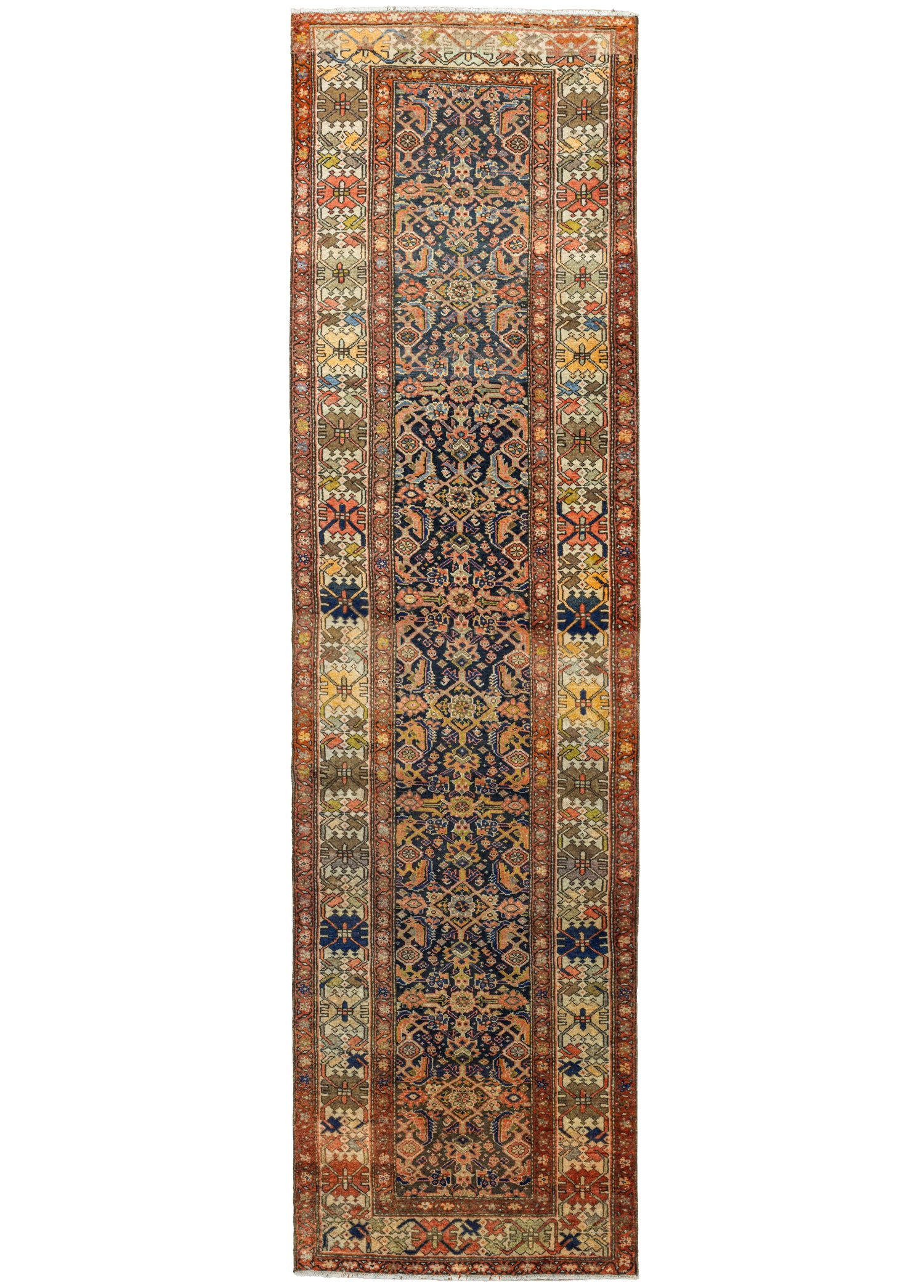 Reed İran El Dokuma Rustik Yolluk 111x410 cm