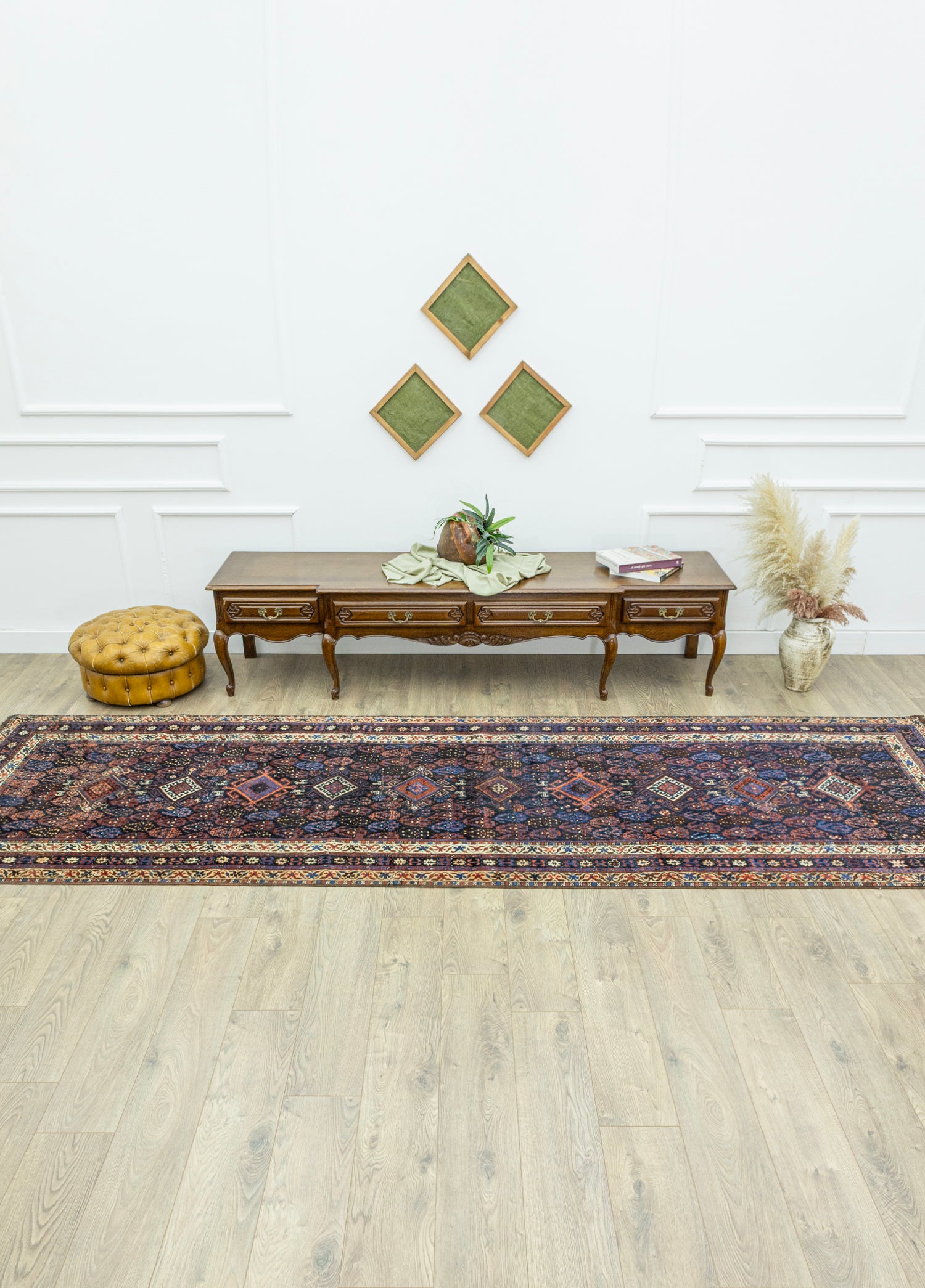 Sadun Etnik Tasarımlı İran Yolluk 126x398 cm