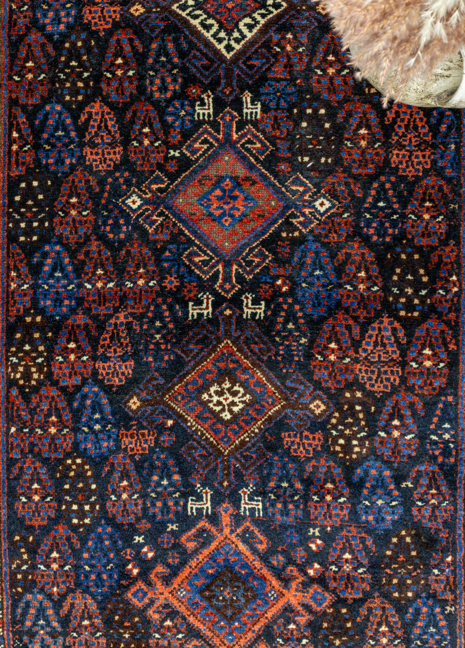 Sadun Etnik Tasarımlı İran Yolluk 126x398 cm