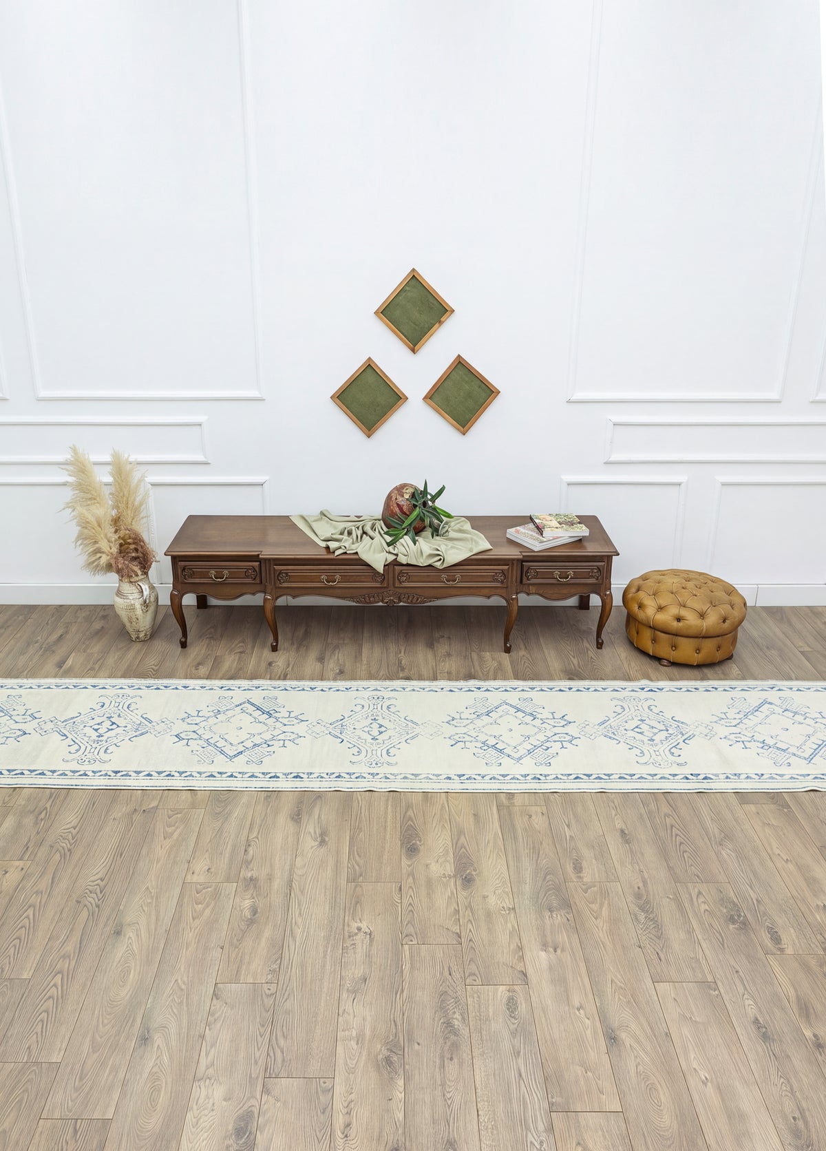 Elvar Dekoratif El Dokuma Yün Yolluk 83x512 cm