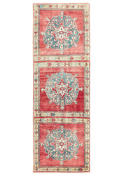 Krista Madalyon Desenli El Dokuma Yolluk 81x240 cm