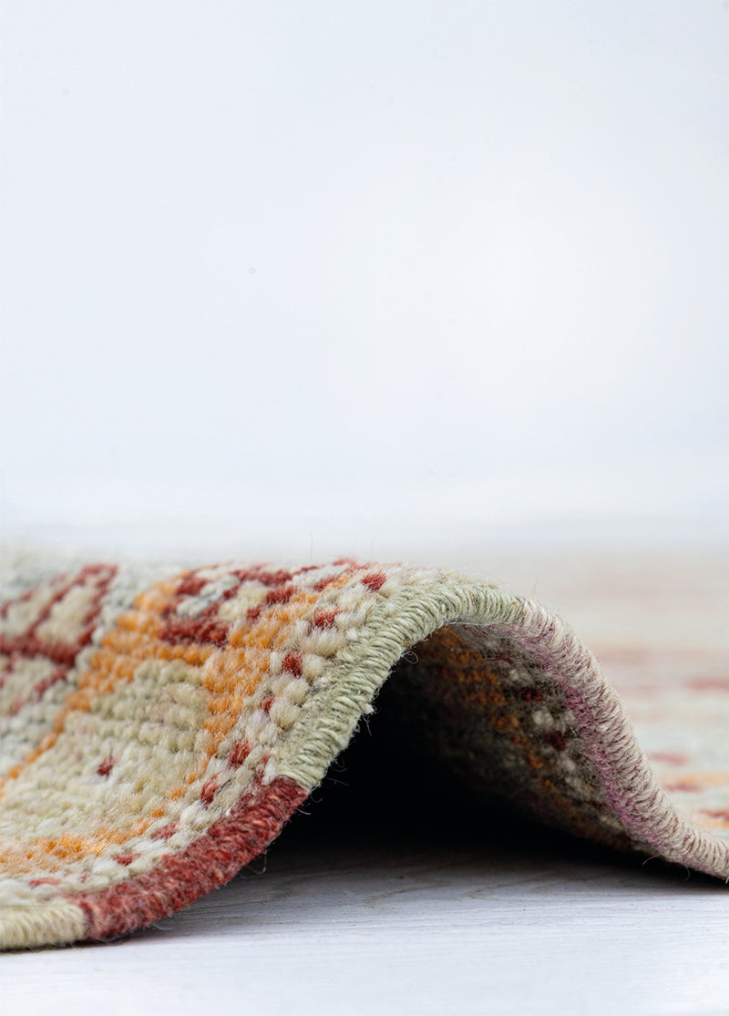 Izala Boho Figürlü El Dokuma Yolluk 90x378 cm