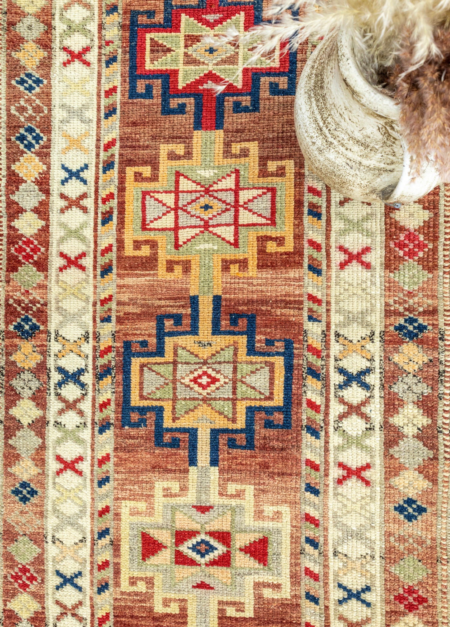 Aref Renkli El Dokuma Herki Yolluk 82x361 cm