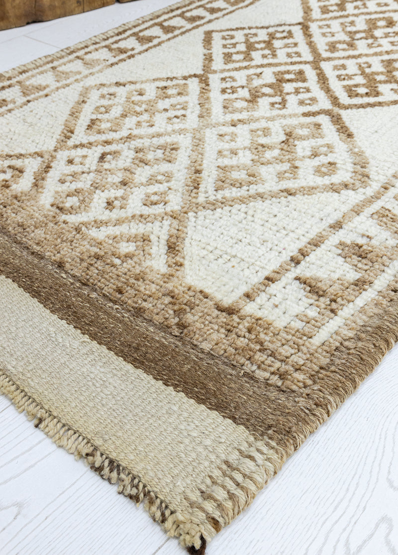 Girlevik Geometrik Desenli Modern Yolluk 84x376 cm