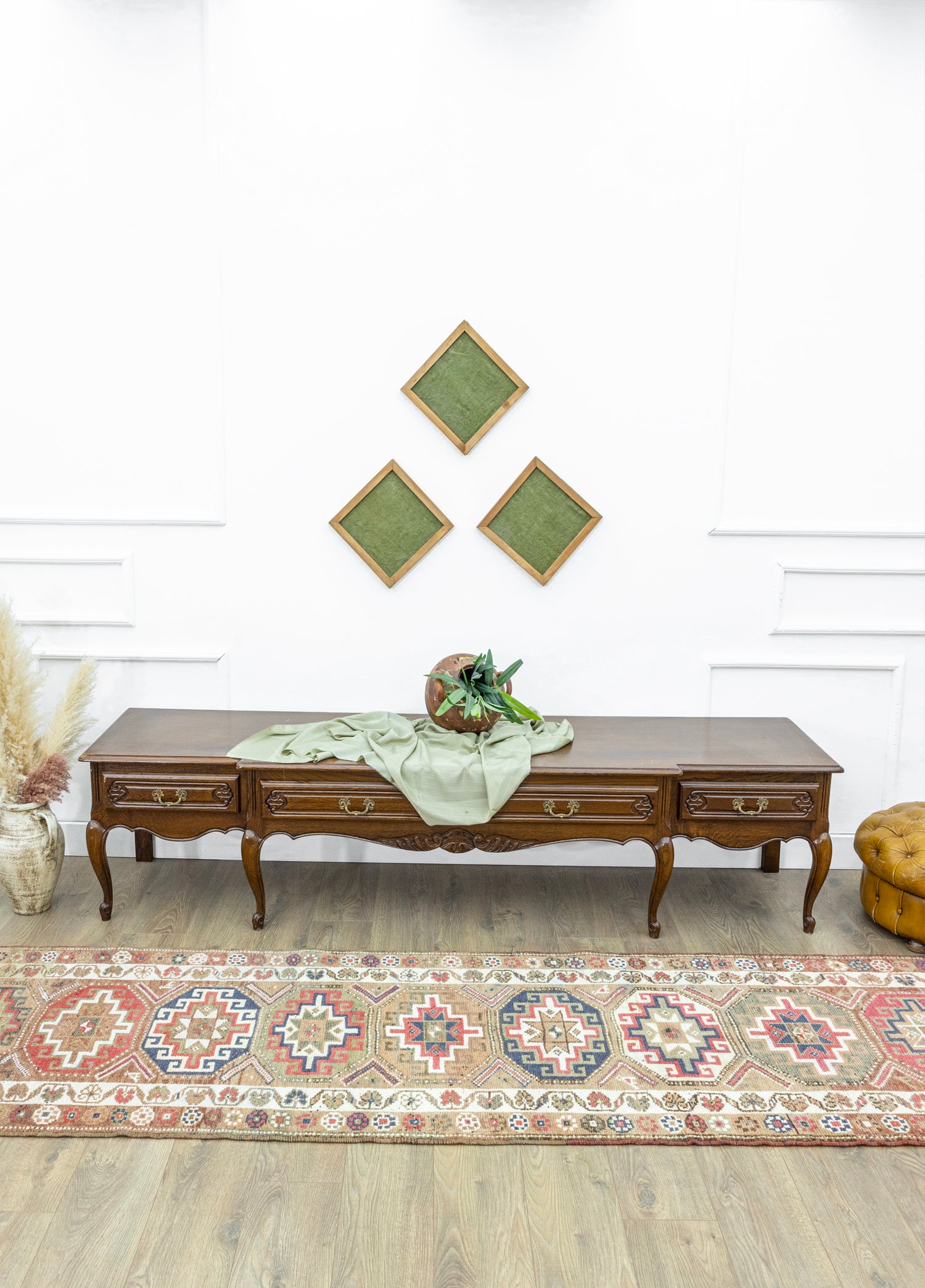 Kyamal Etnik El Dokuma Herki Yolluk 87x314 cm