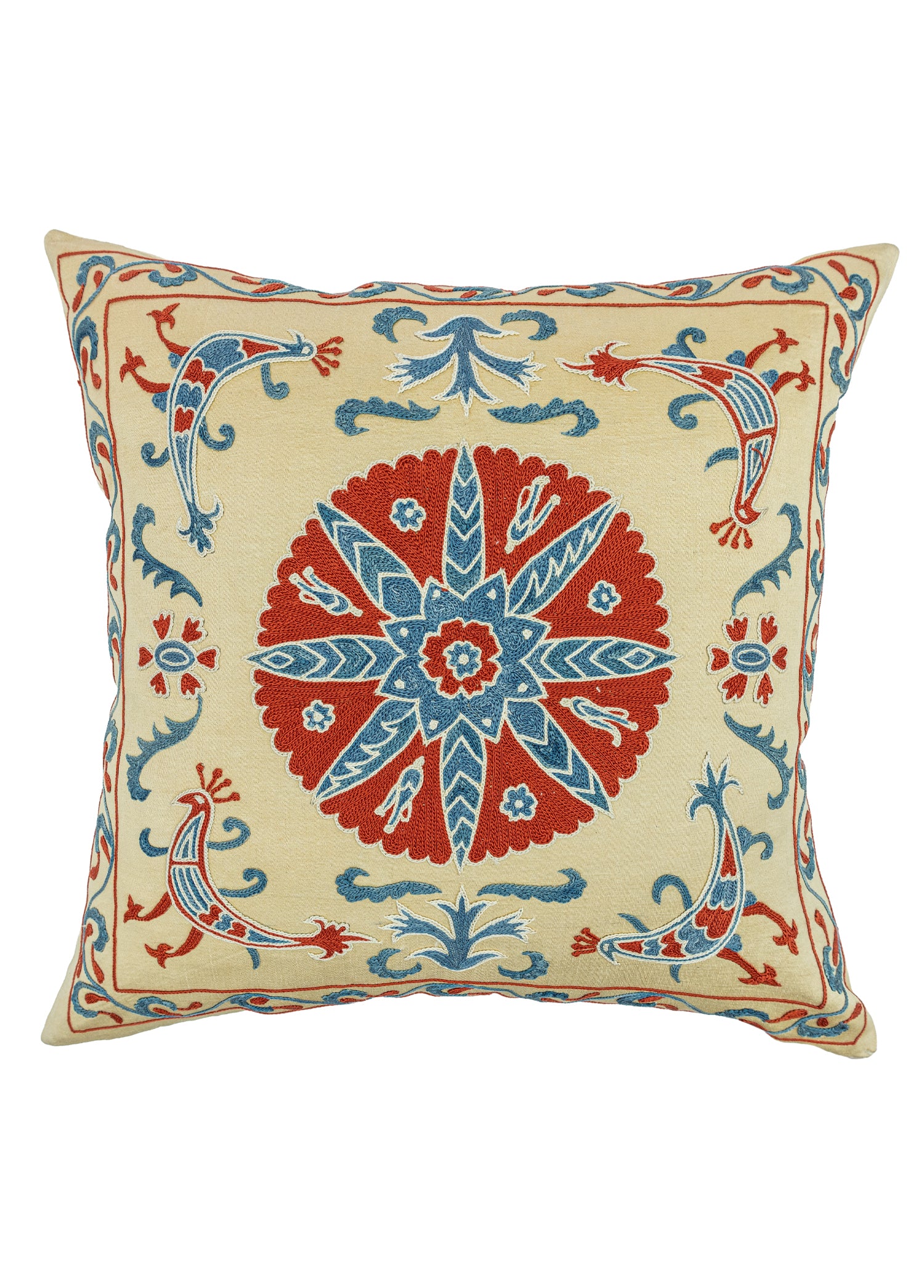 Riyana Dekoratif Suzani Kırlent 50x50 cm