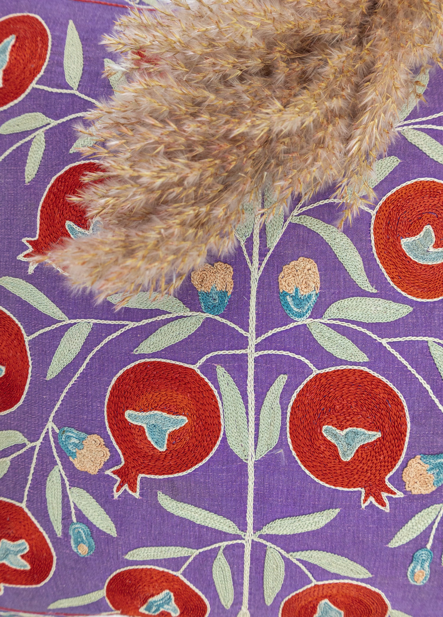 Birgos El Yapımı Suzani Kırlent 50x50 cm