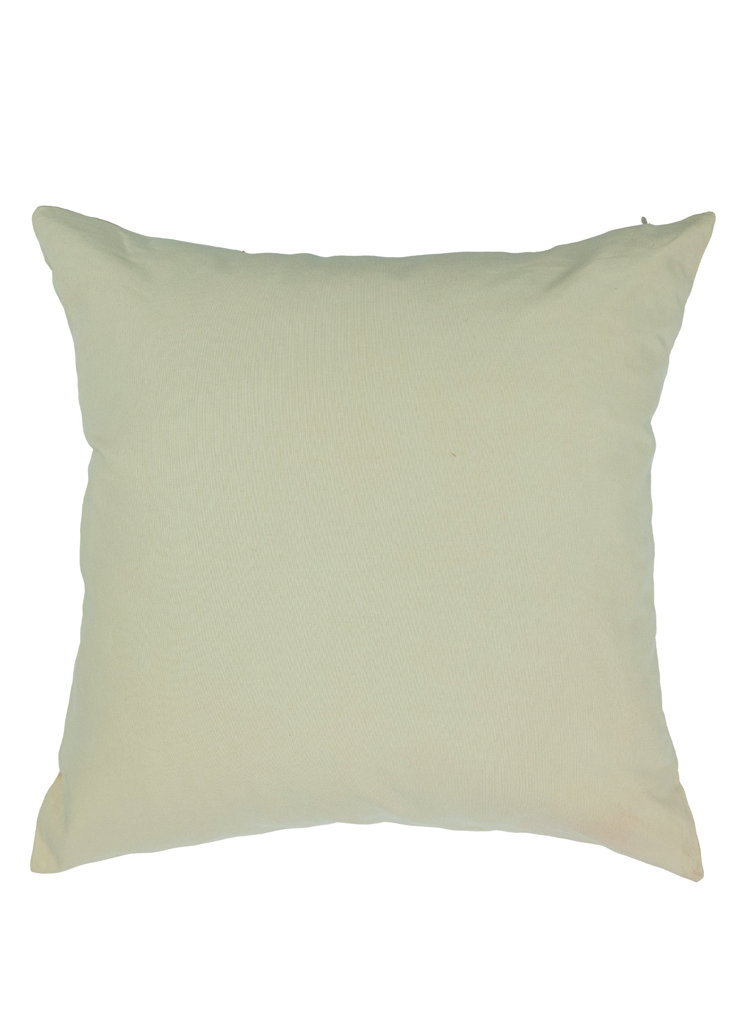 Abike Çiçek İşlemeli İpek Kırlent 50x50 cm