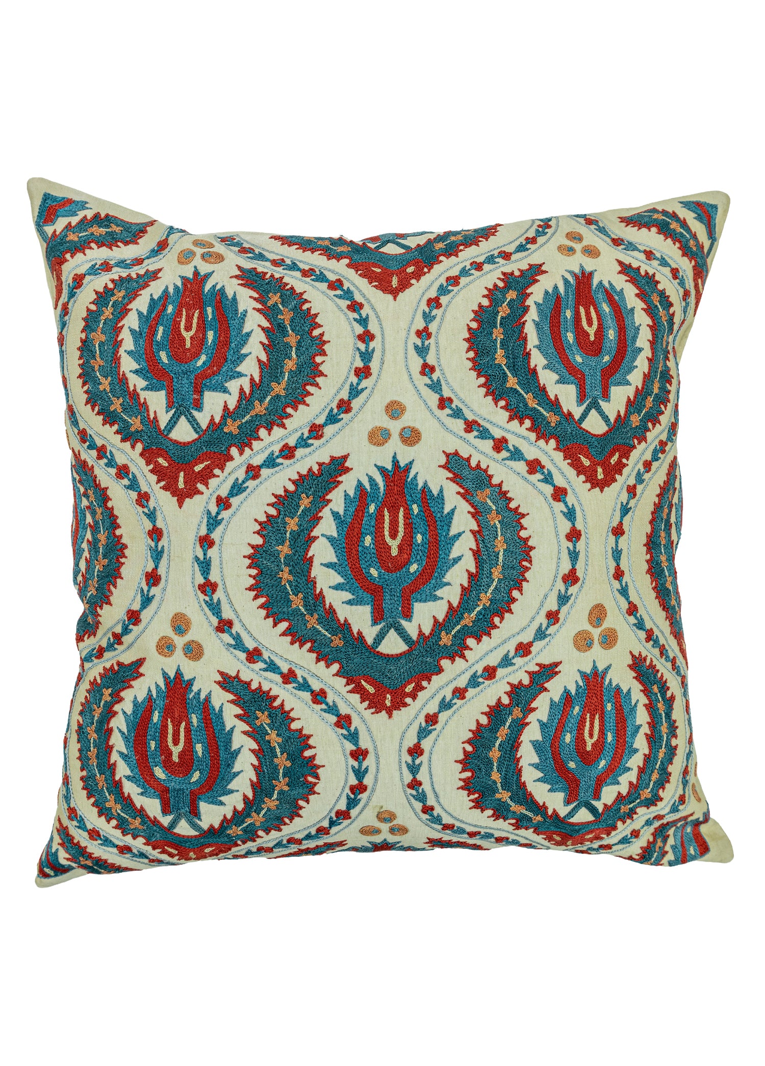 Etrenli Dekoratif İpek Kırlent 50x50 cm