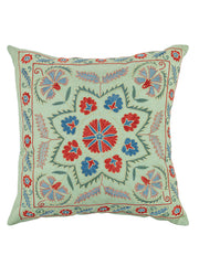 Nivra Çiçekli İpek Kırlent 50x50 cm