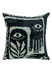 Lirhan Modern Tasarımlı İkat Kırlent 50x50 cm