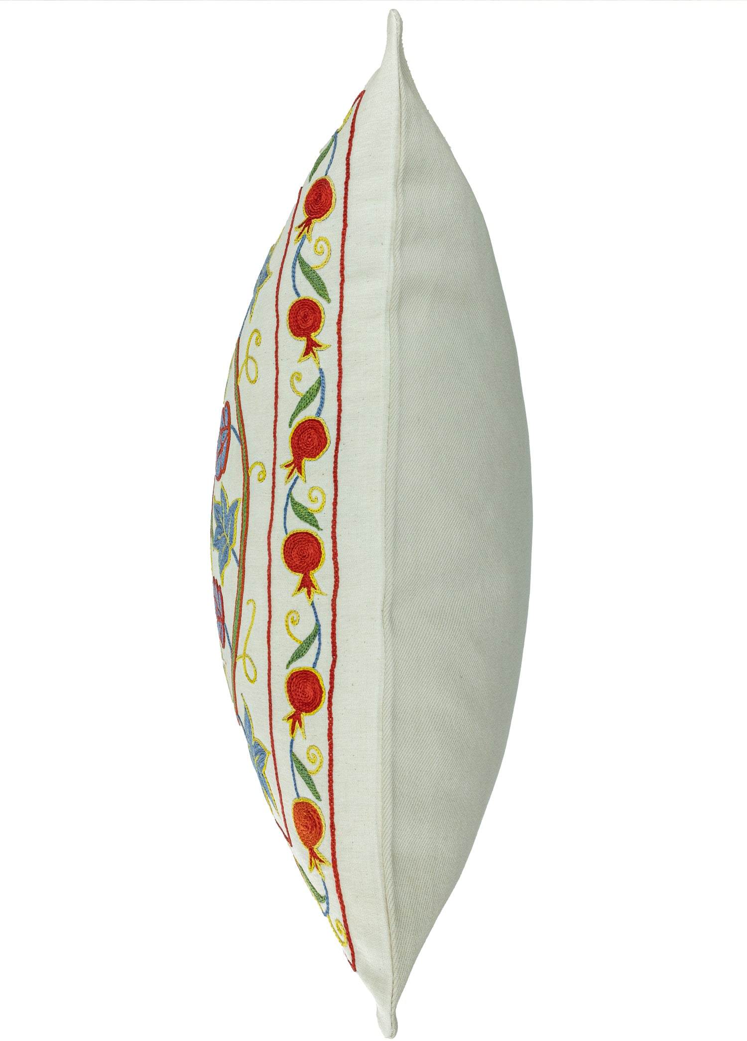 Cimcim Nar Desenli İpek Kırlent 50x50 cm