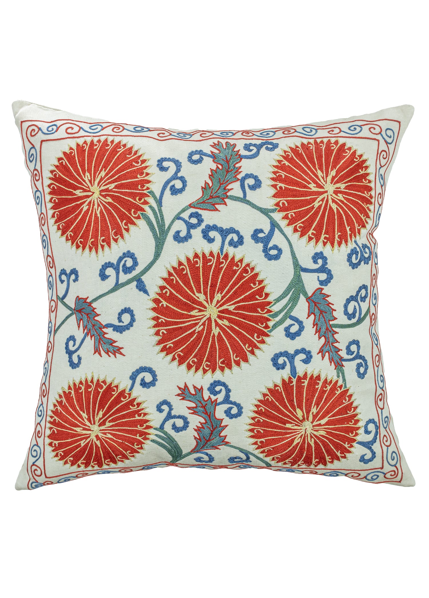 Siyurgal El Yapımı İpek Kırlent 50x50 cm