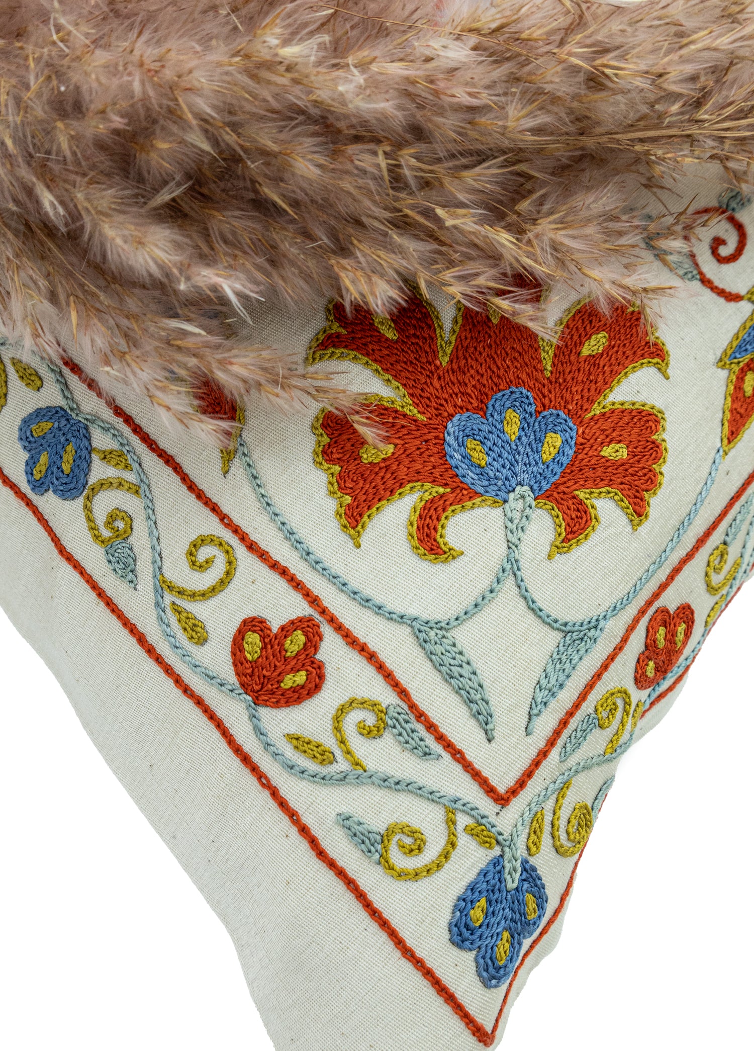 Natura El Yapımı İpek Kırlent 50x50 cm