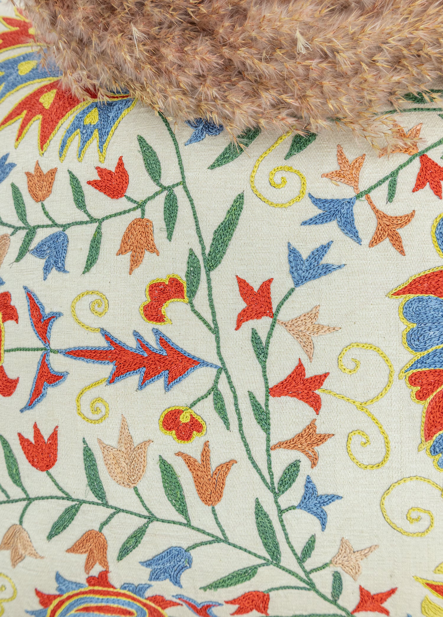 Abçar El Yapımı Suzani Kırlent 50x50 cm