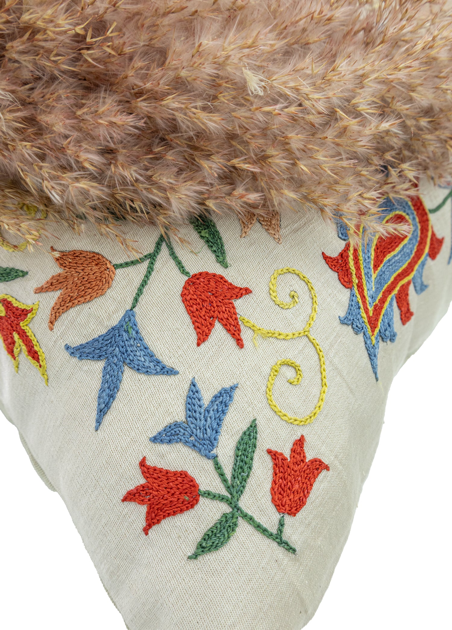 Abçar El Yapımı Suzani Kırlent 50x50 cm