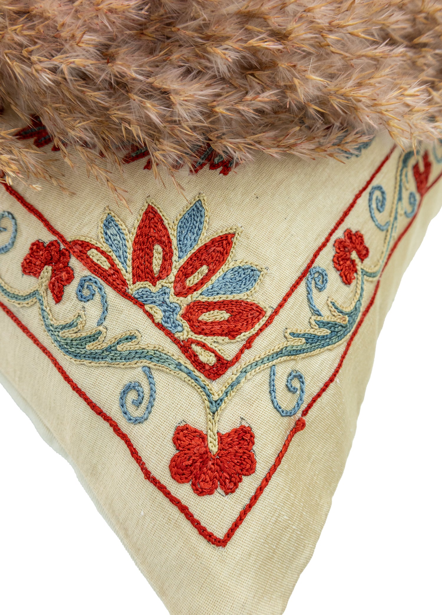 Tirva El Yapımı İpek Kırlent 50x50 cm