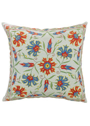 Güzler Çiçekli Suzani Kırlent 50x50 cm