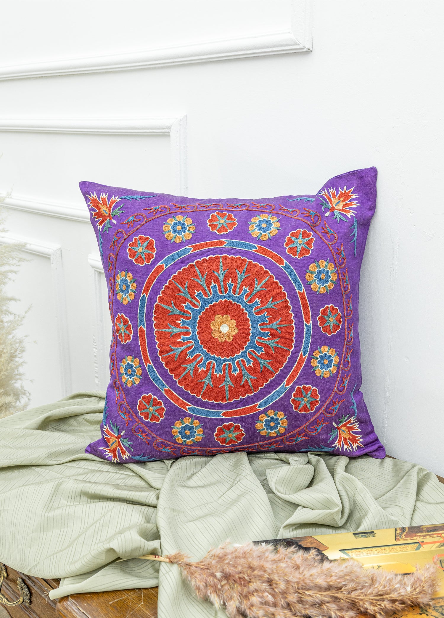 Selmin El Yapımı Bohem Kırlent 50x50 cm